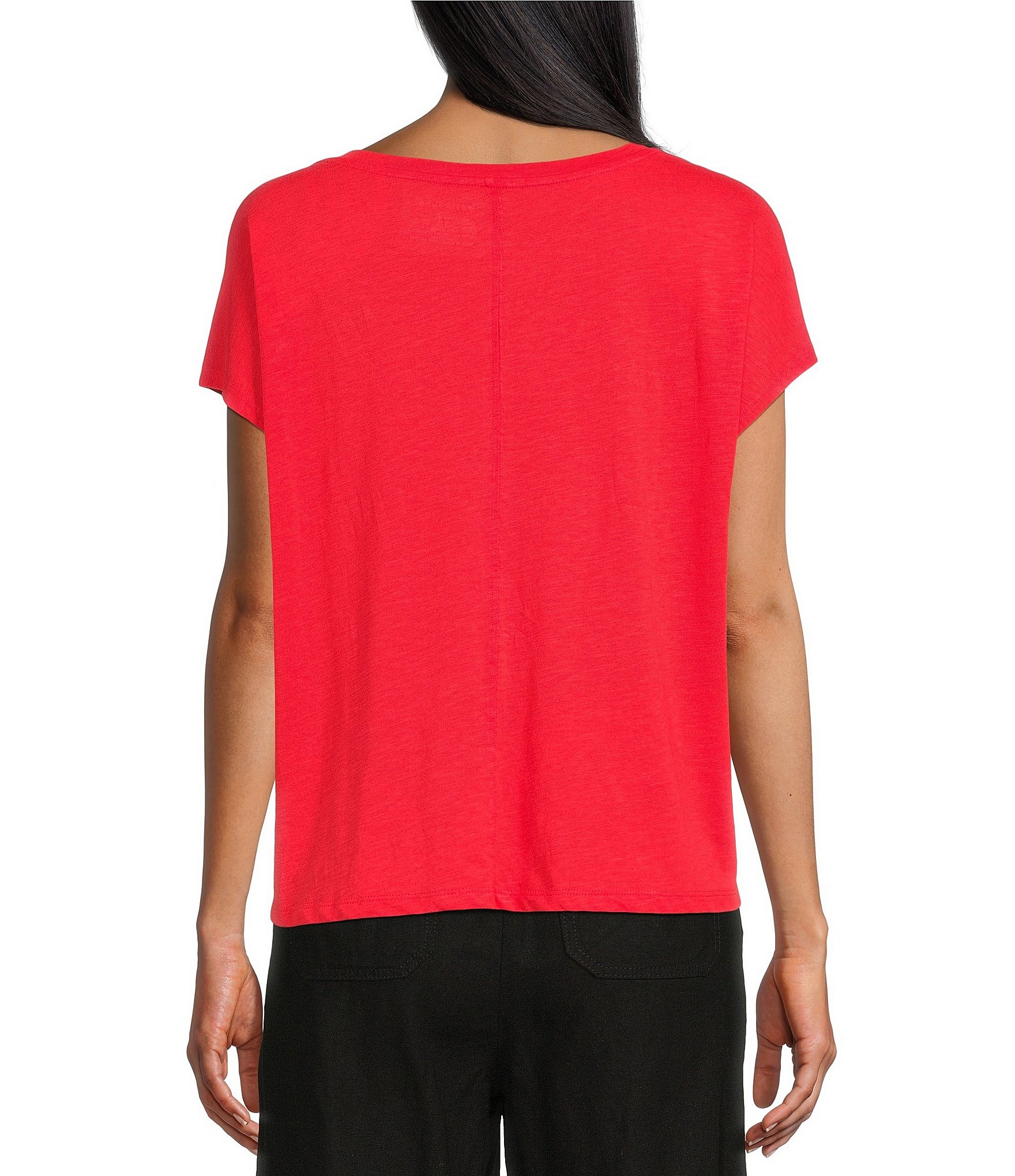 Westbound V-Neck Cap Sleeve Top