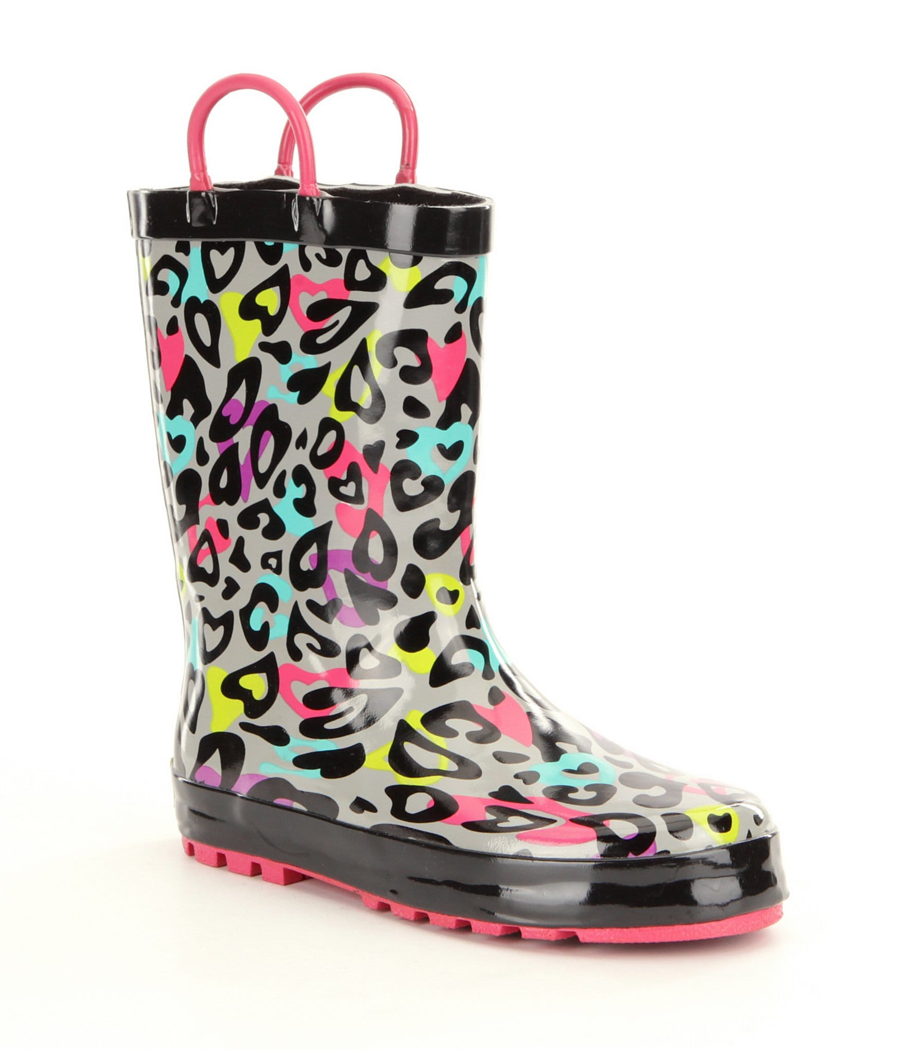 Western Chief Girls' Groovy Leopard Print Rain Boots | Dillards