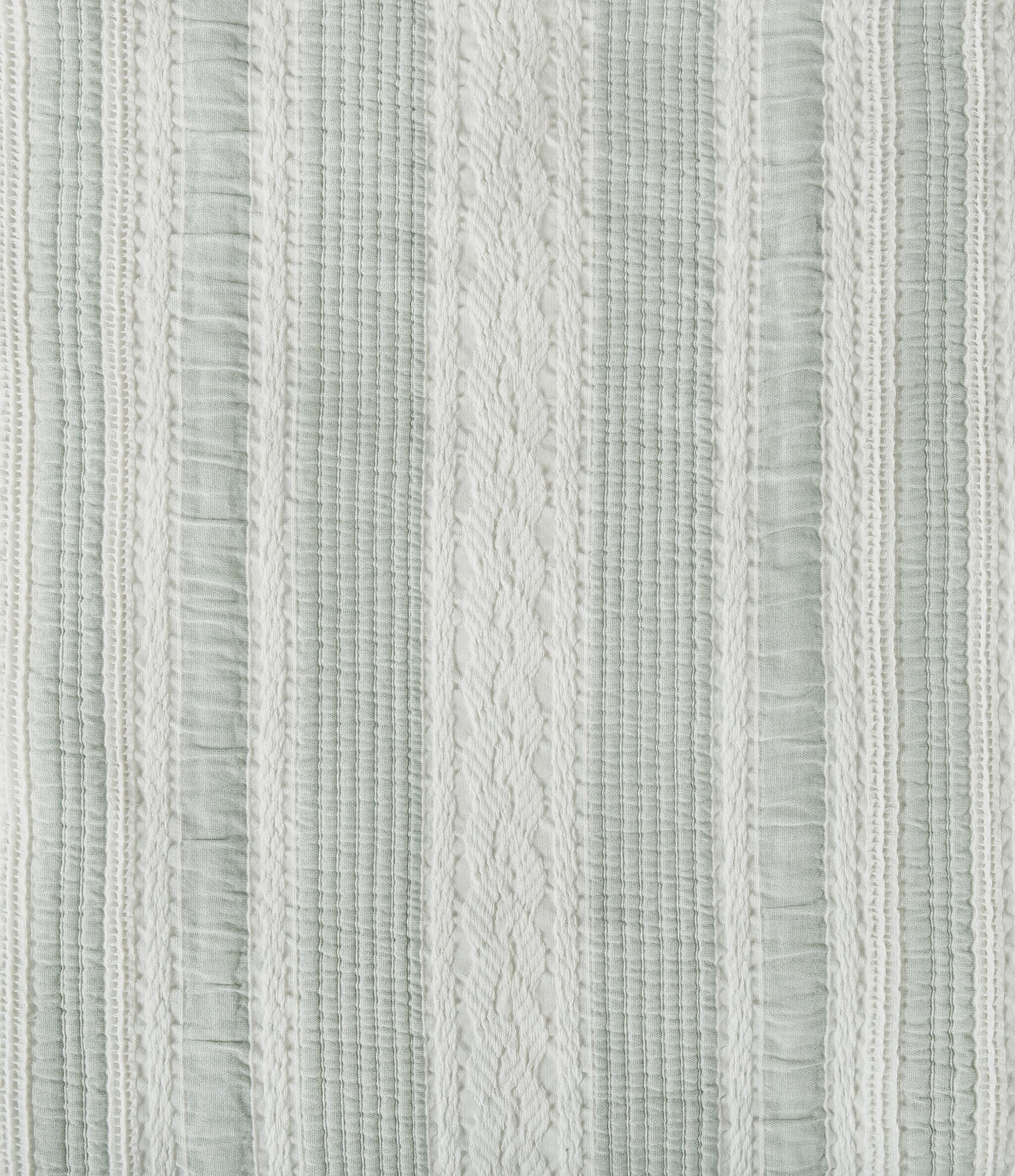 White Sand Cyprus Ripple-Inspired Textured Coverlet