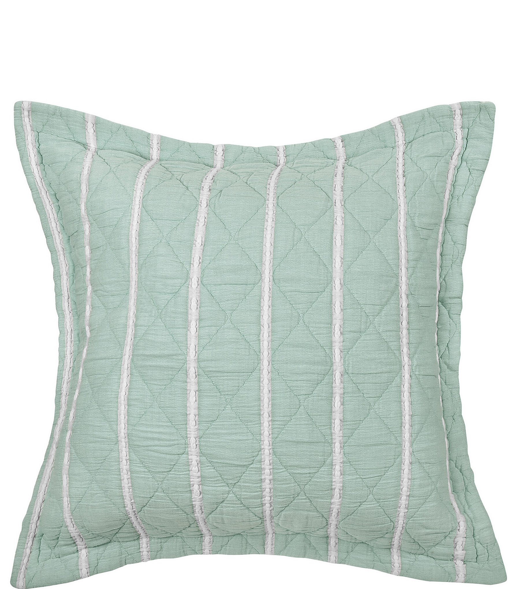 White Sand Playa Quilted Euro Sham