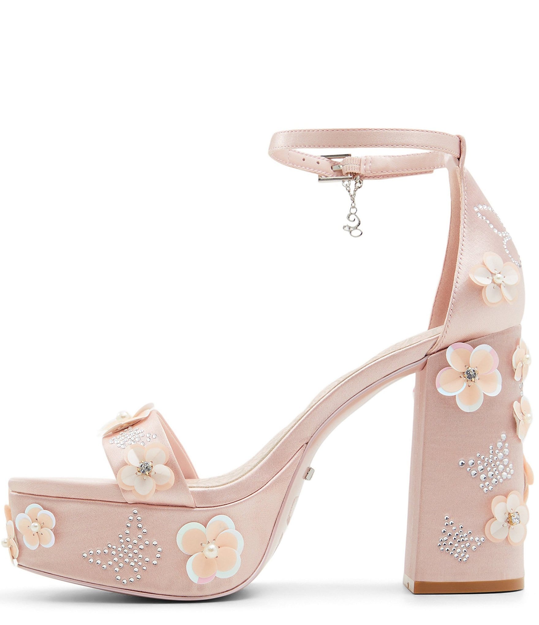 Wicked x ALDO Beautifical Flower Embellished Platform Sandals