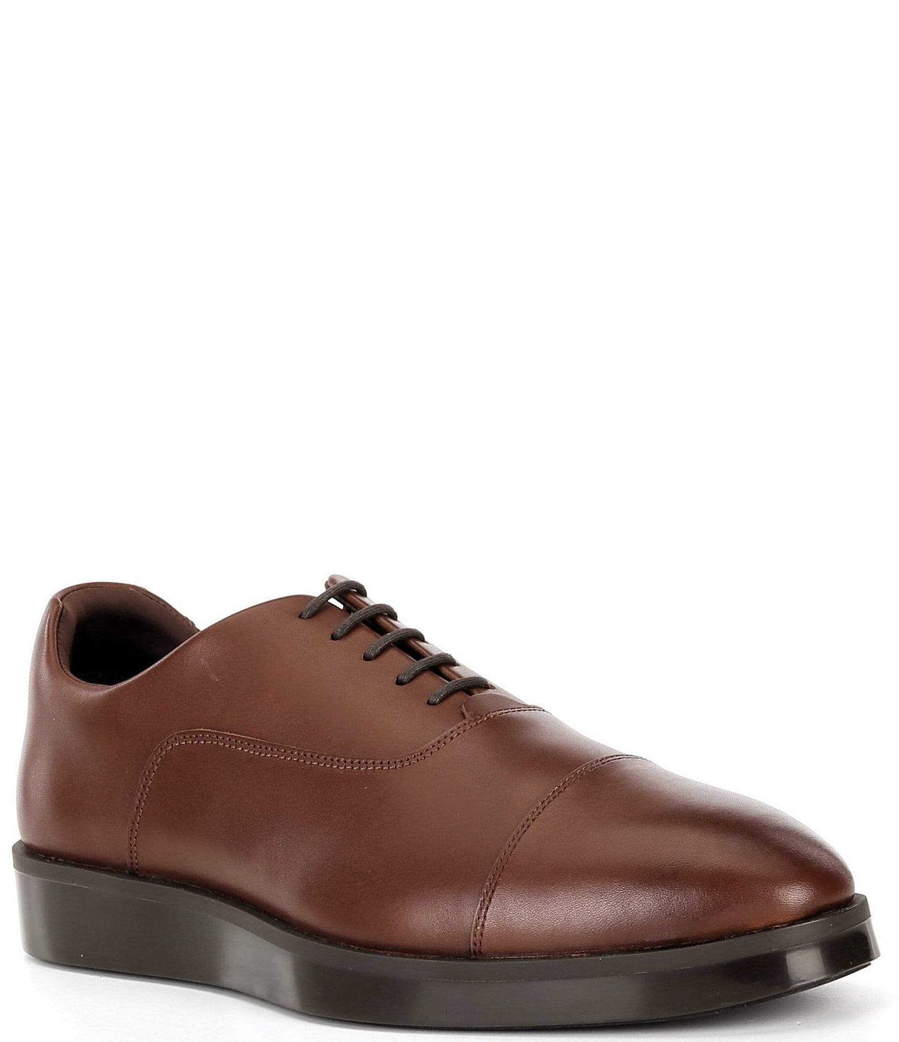 Wolf Shepherd‎ Mens Oxford Dress Shoes 8 Brown Wing Tip Lace Up Italian Leather Wolf & Shepherd: The “World main image 3