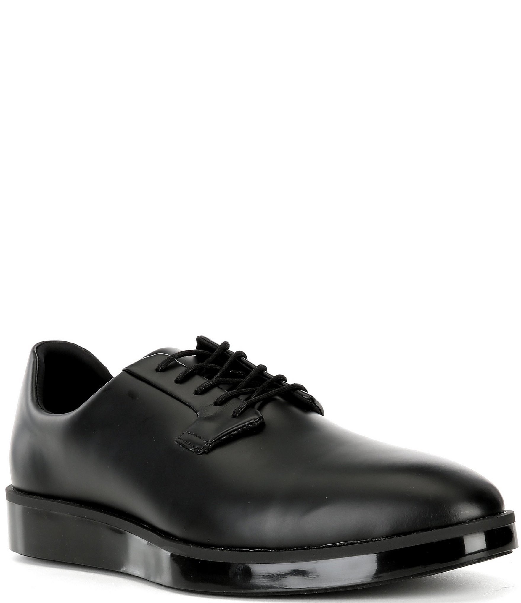 Wolf & Shepherd Men\'s Black Leather Oxford Cap Toe Lace Up Dress Shoes 7.5 Amazon.com | Wolf & Shepherd, Men main image 4