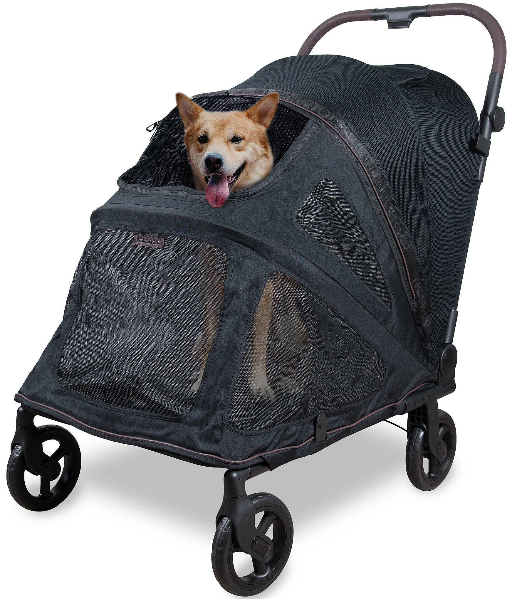 Wonderfold Hudson Large Flat Fold Pet Stroller