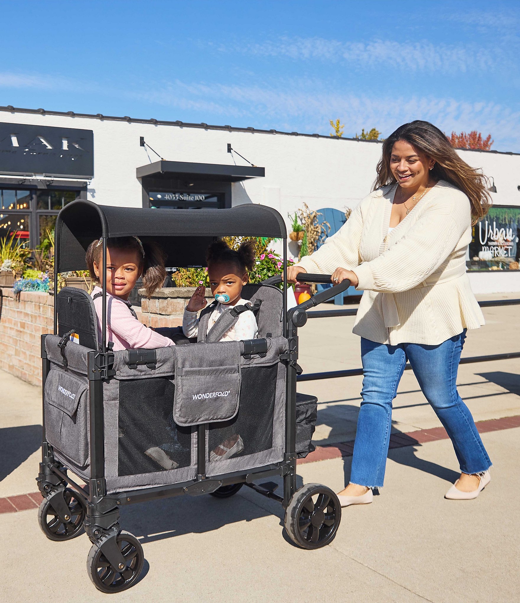 Wonderfold W4 Elite Pro 4 Seater Stroller Wagon
