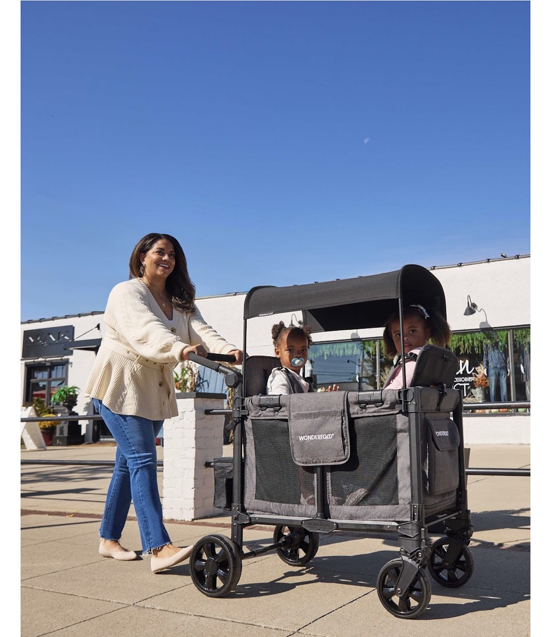 Wonderfold W4 Elite Pro 4 Seater Stroller Wagon
