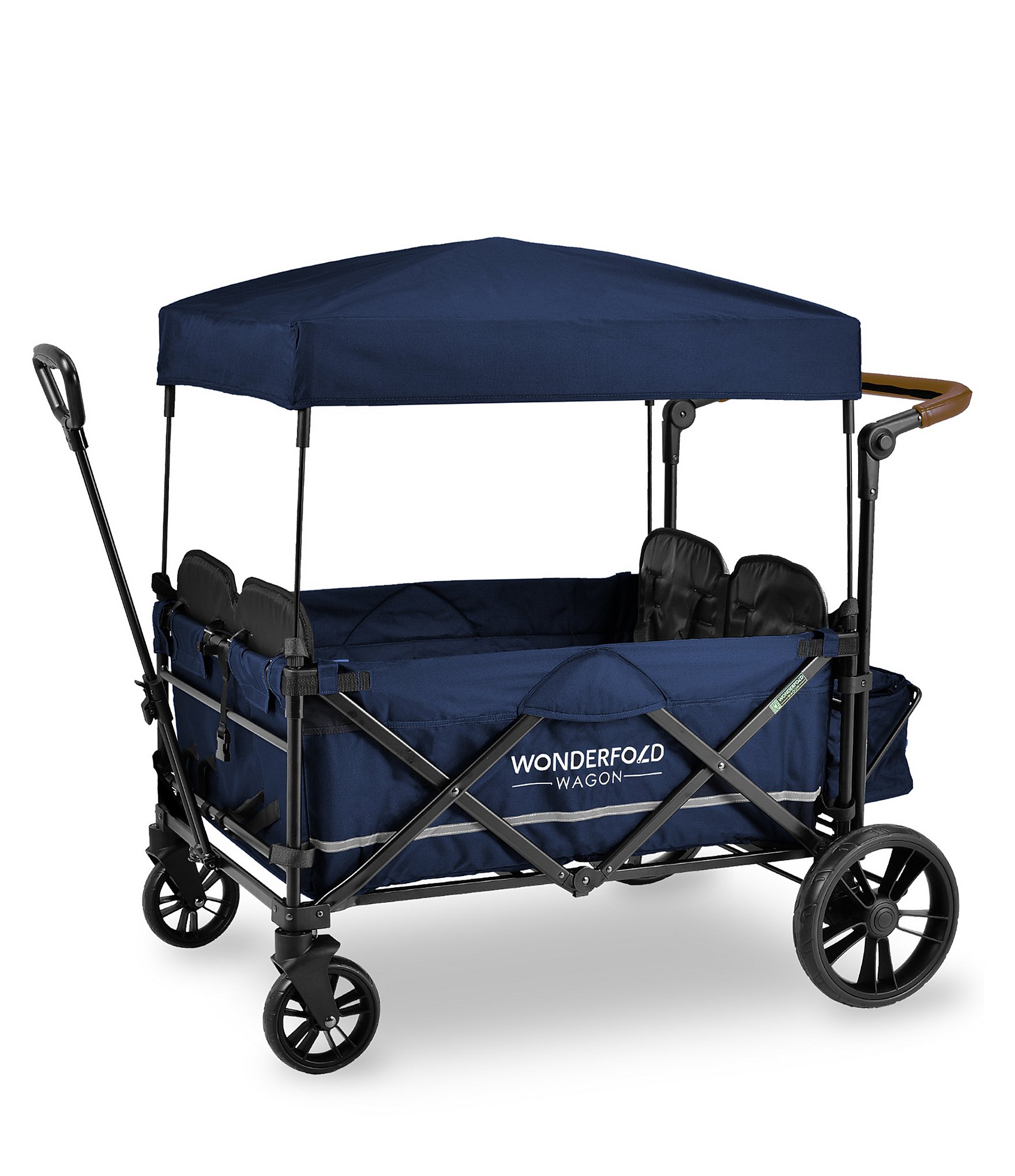 Wonderfold X4 Push + Pull 4-Seater Quad Stroller Wagon