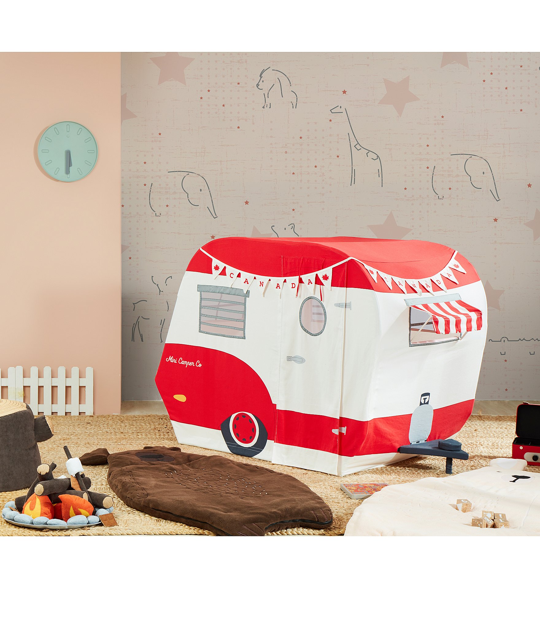 Wonder & Wise by Asweets Red Road Trip Camper Play House