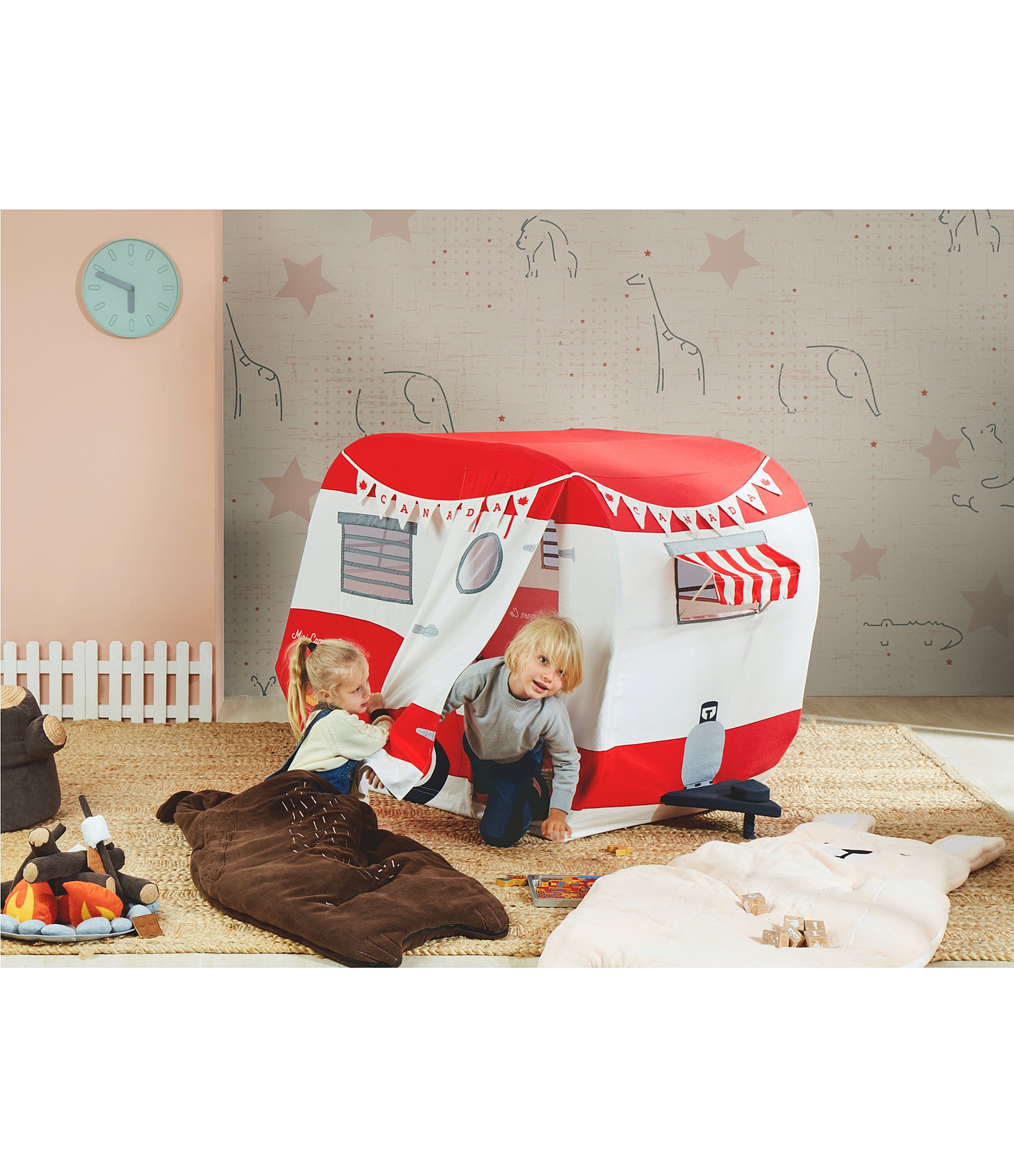 Wonder & Wise by Asweets Red Road Trip Camper Play House