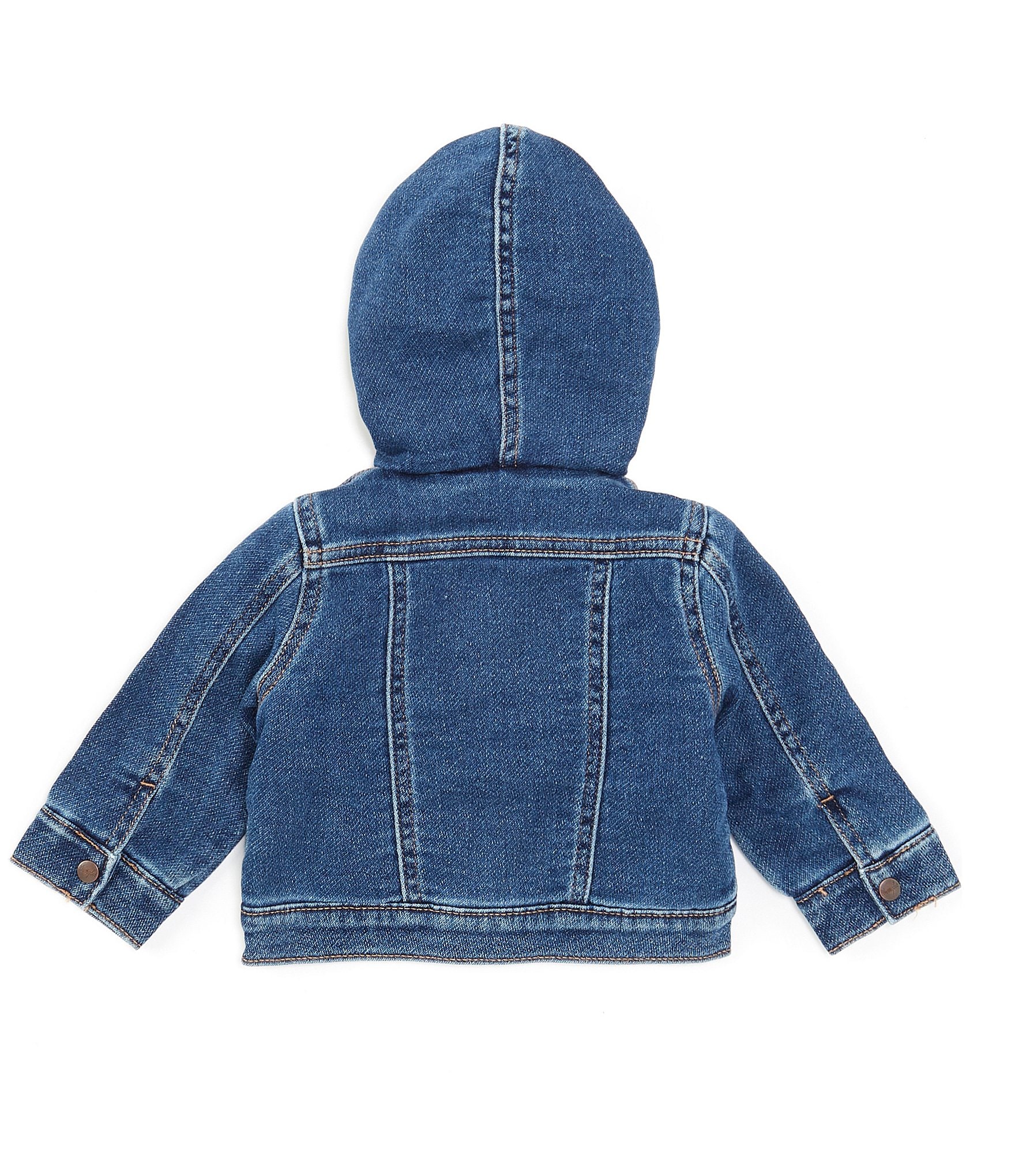 Wrangler® Baby Boys Newborn-24 Months Long Sleeve Faux-Sherpa-Lined Denim Jacket