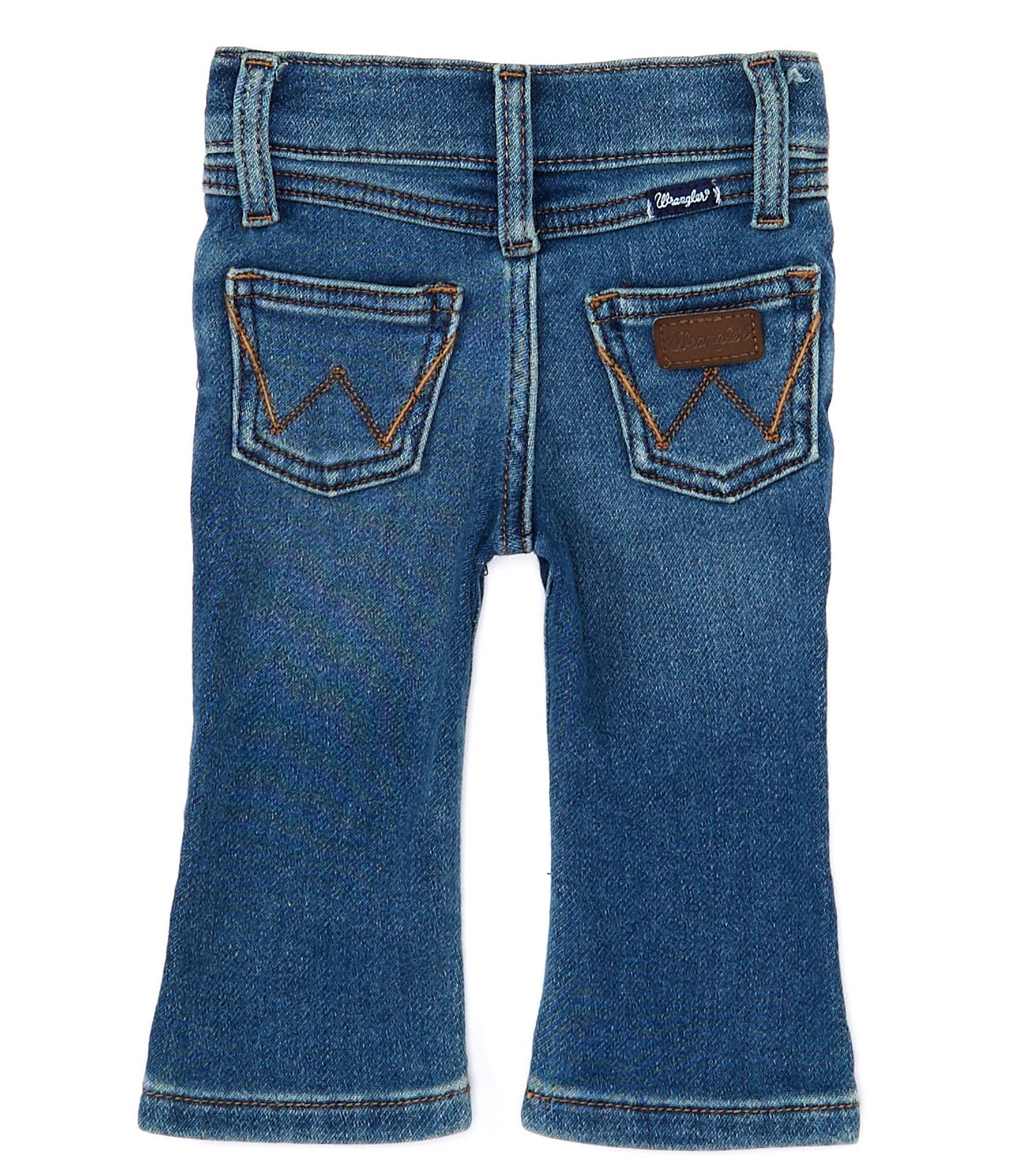 Wrangler® Baby Boys Newborn-24 Months Ropin' Knit-Like-Denim Western Jeans