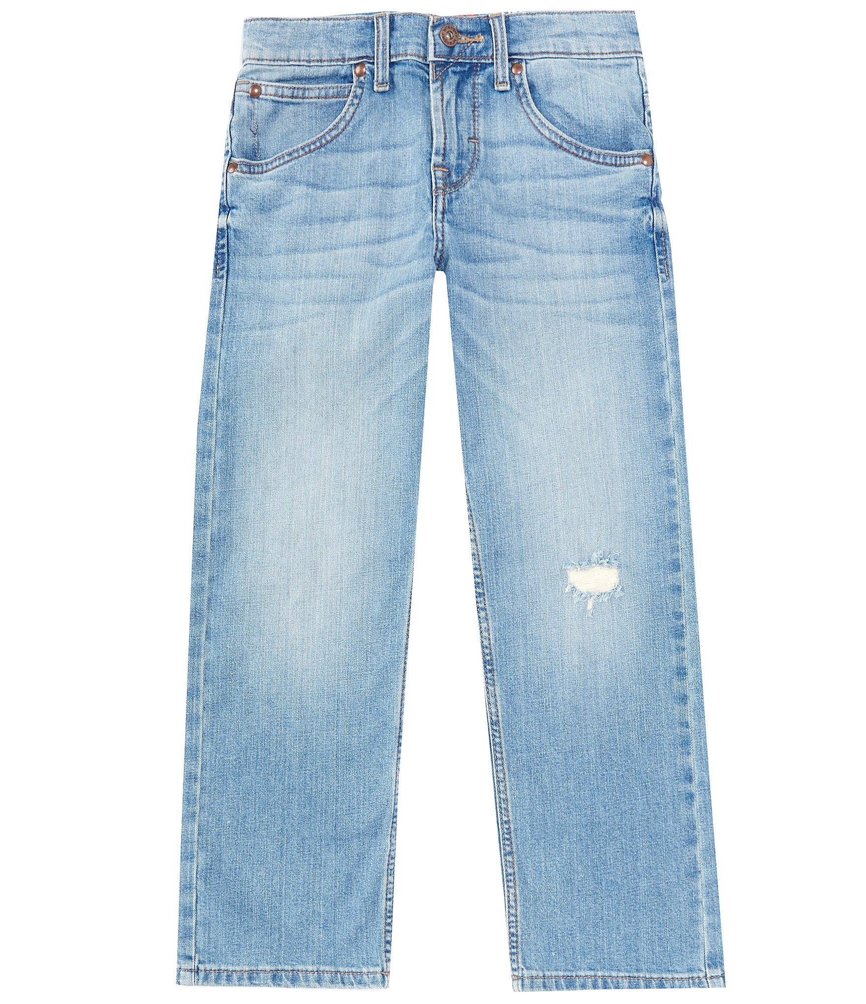 Wrangler® Big Boys 8-20 Kabel Regular-Fit Straight-Leg Denim Jeans ...