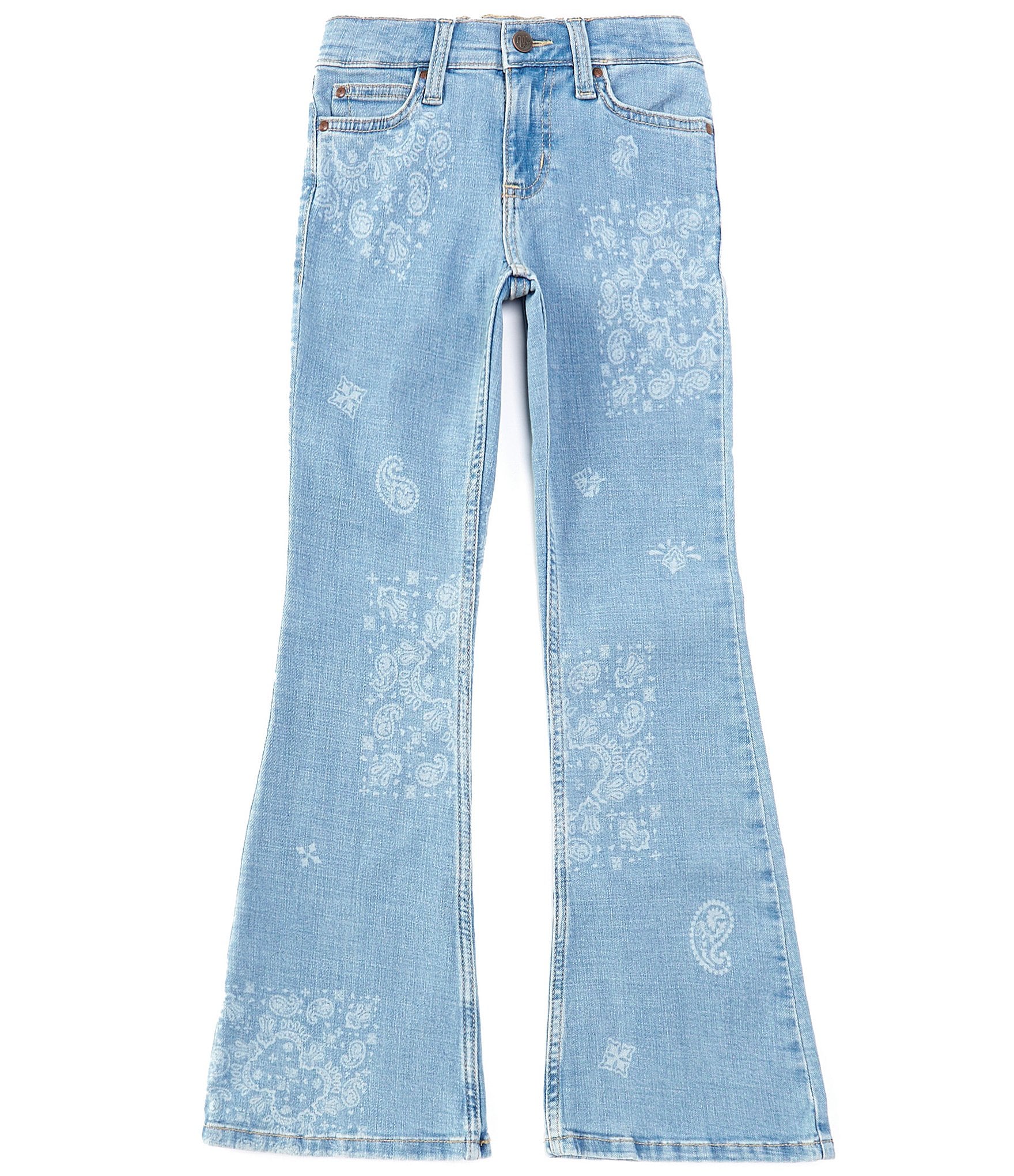 【2plan】Linda cat flare denim pants Girls' Mid-Rise Flare Jeans - Cat & Jack™ Dark Wash 12