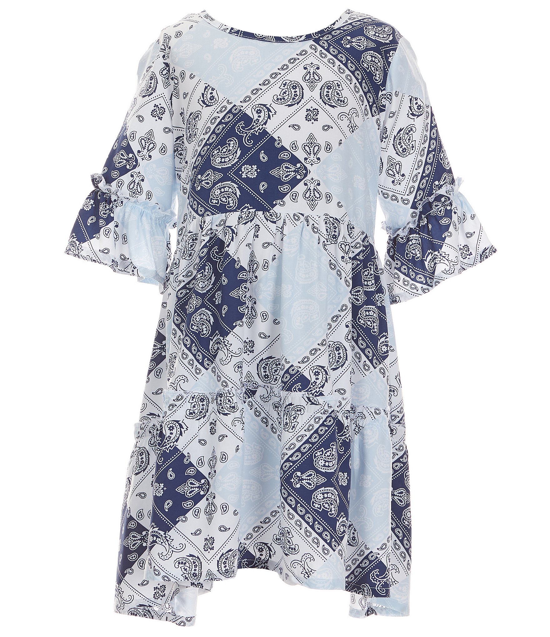 Wrangler® Big Girls 8-18 Bandana Babydoll Dress | Dillard's