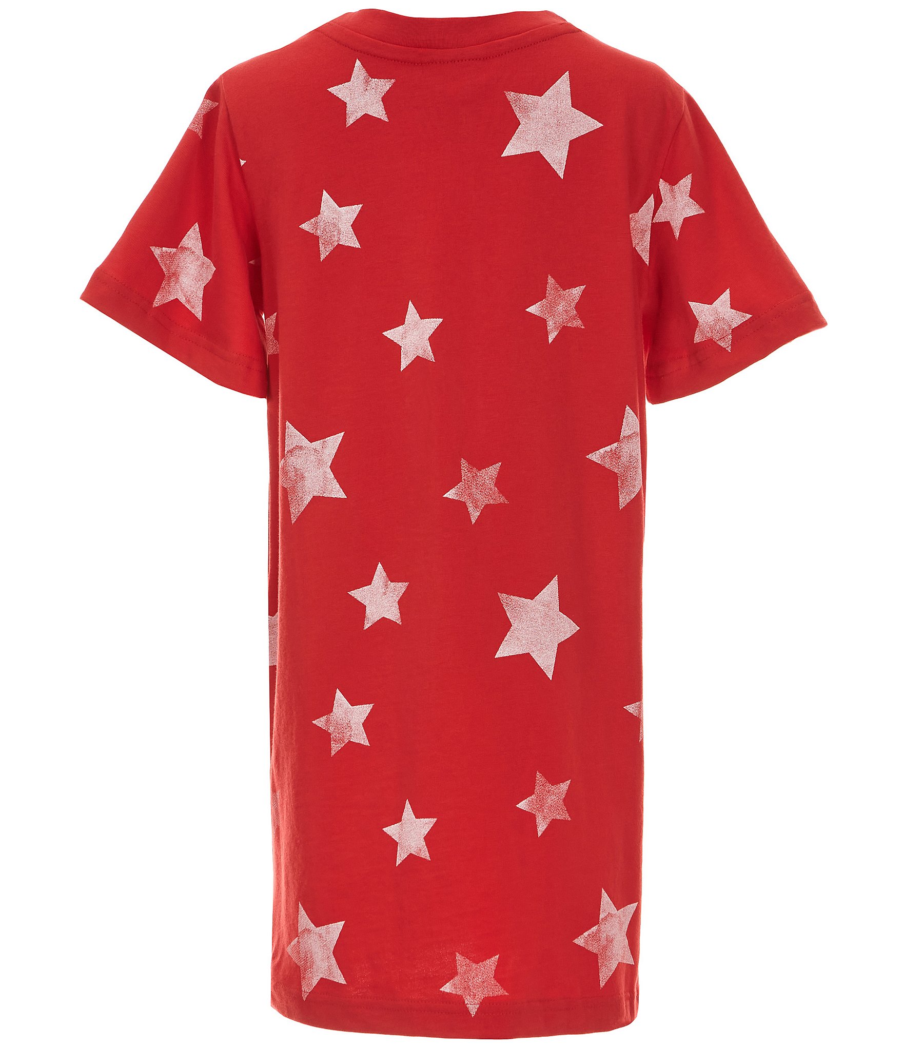 Wrangler® Big Girls 8-18 Short Sleeve Americana Star-Printed T-Shirt Dress