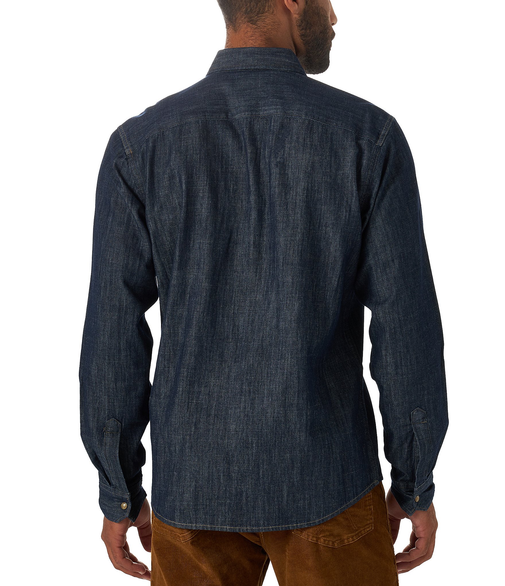 Wrangler® Regular Fit Western Denim Shirt