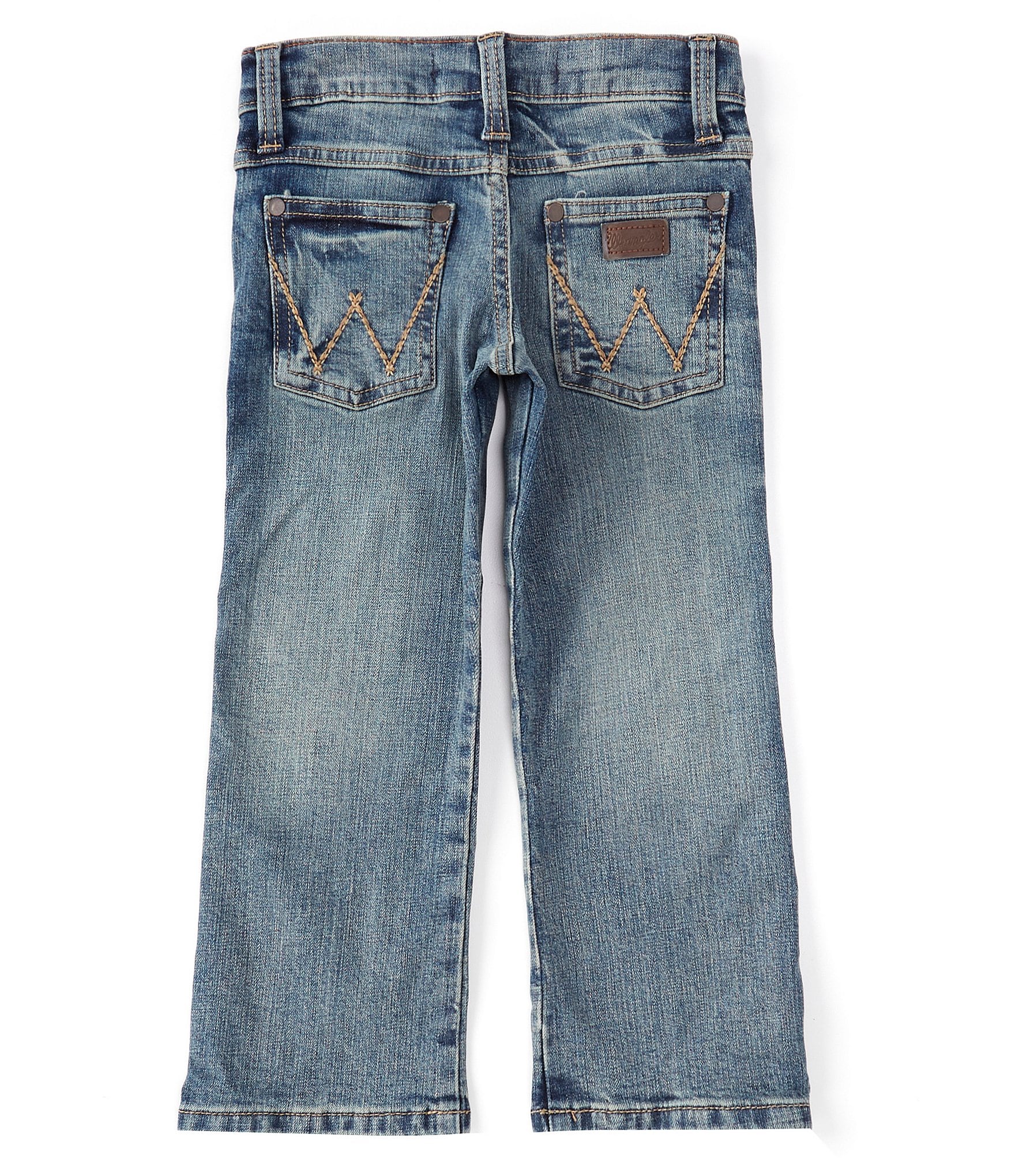 Wrangler® Little Boys 2T-7 Retro® Relaxed Fit Bootcut Denim Jeans