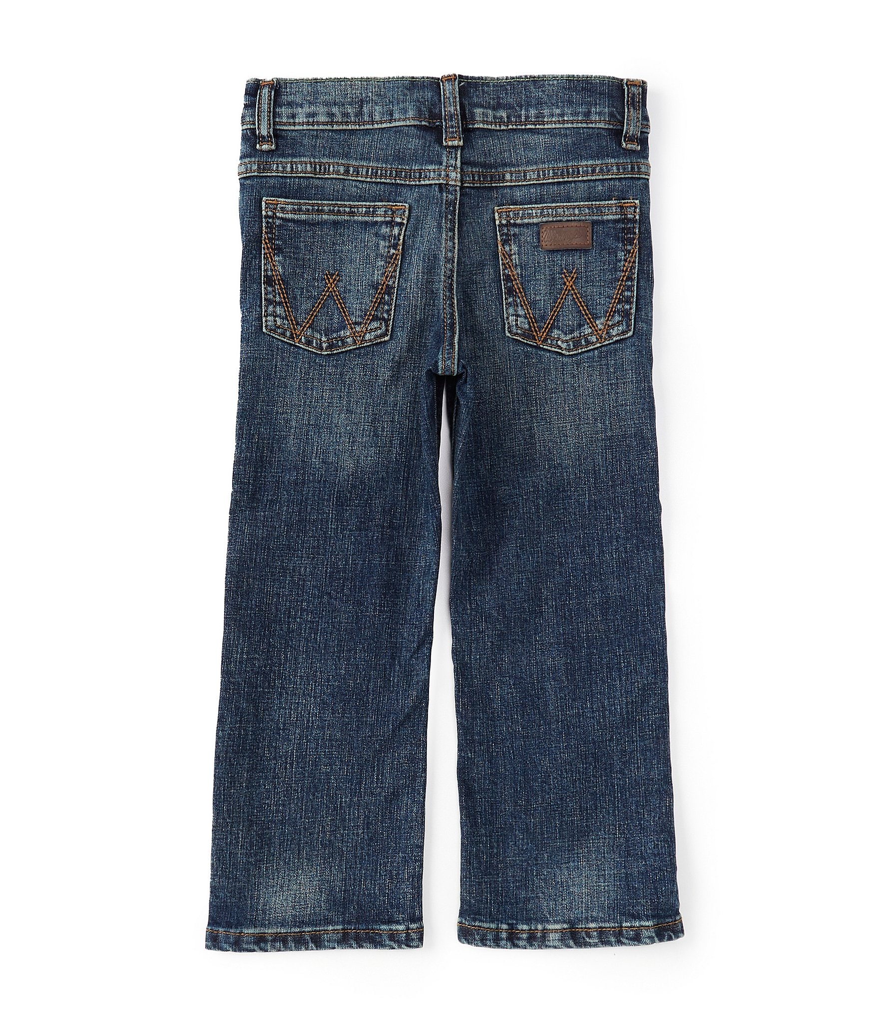 Wrangler® Little Boys 2T-7 Retro® Slim-Fit Straight Leg Denim Jeans