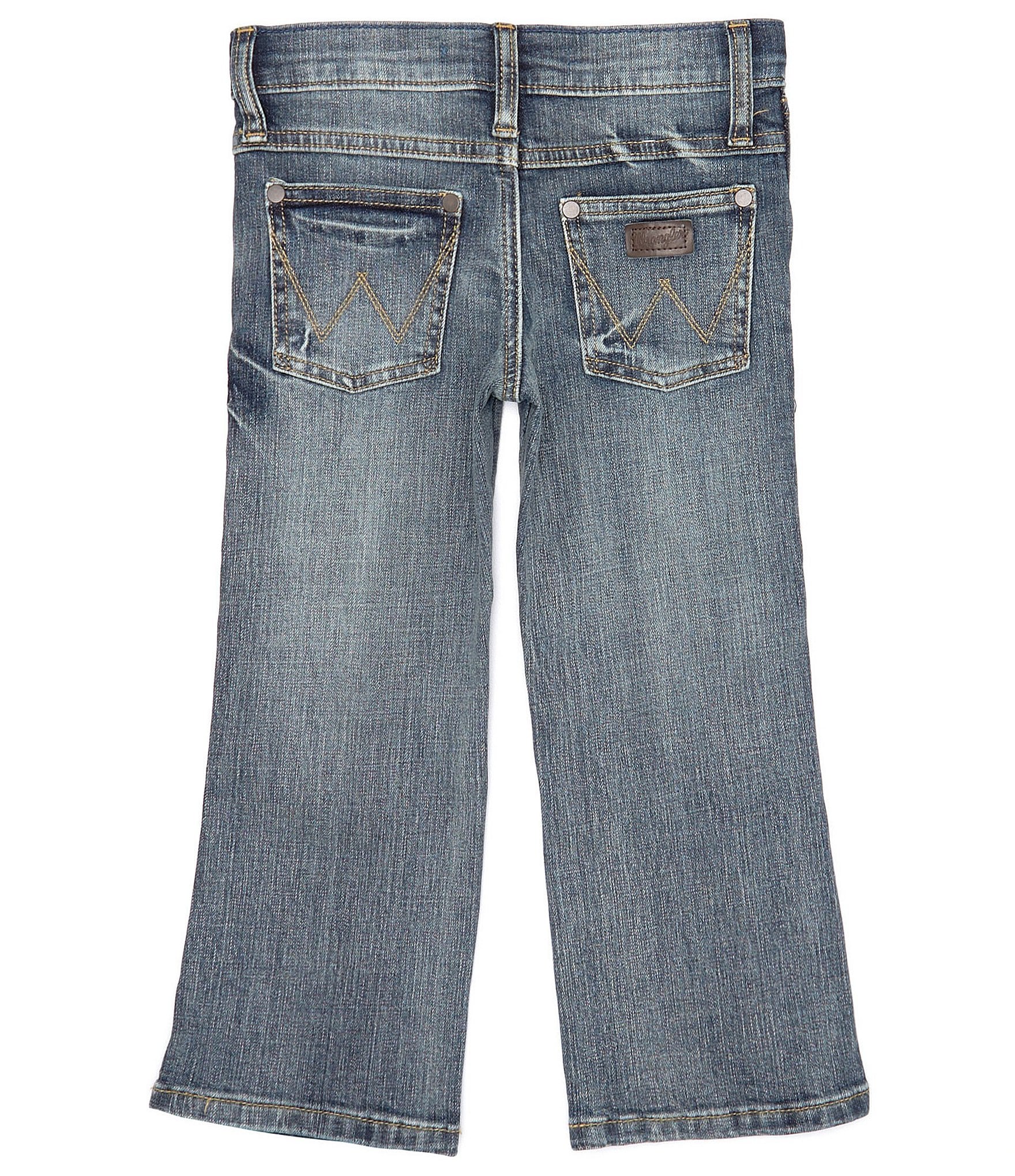 Wrangler® Little Boys 2T-7 Slim Fit Bootcut Denim Jeans