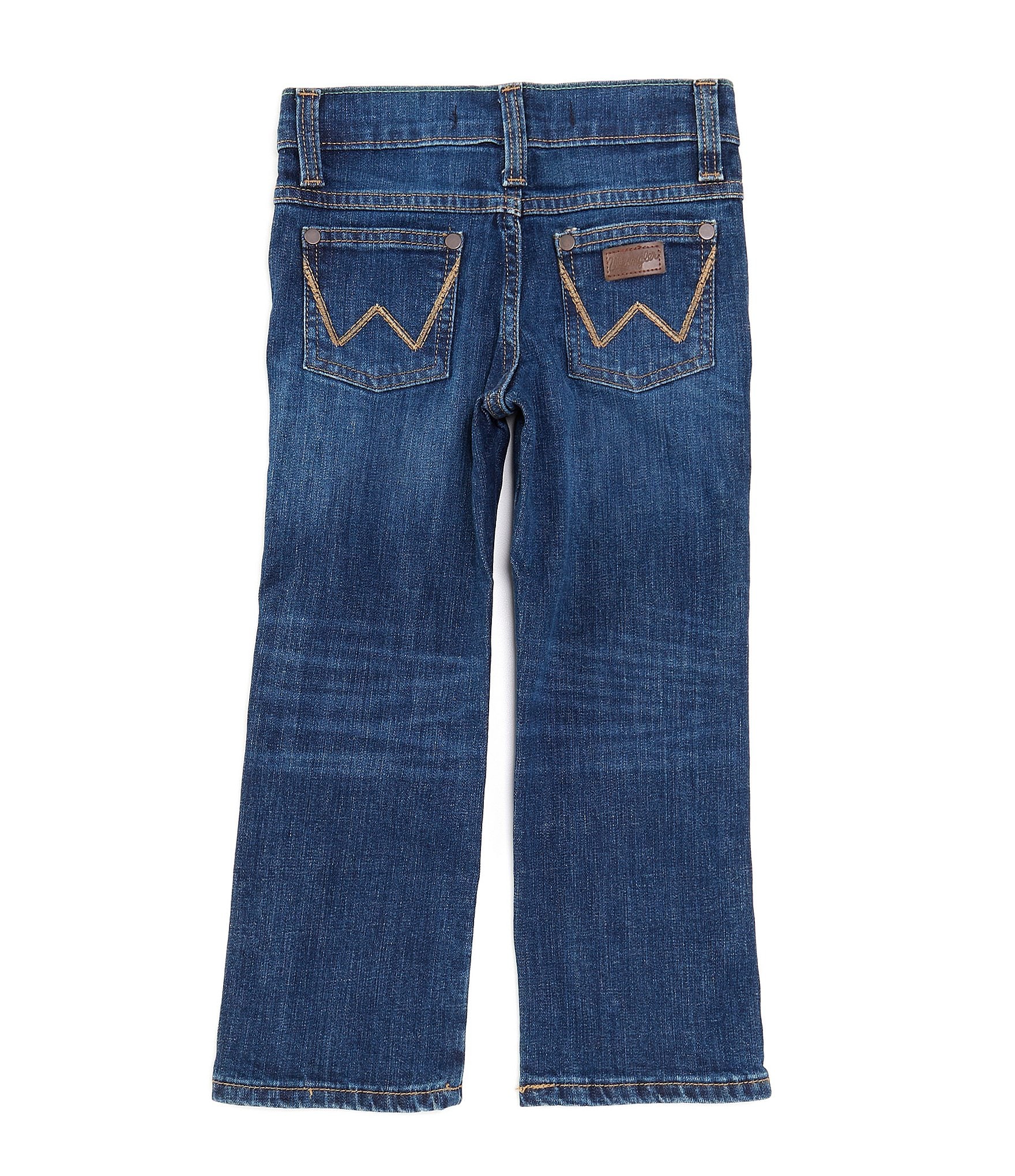 Wrangler® Little Boys 2T-7 Slim Fit Straight Leg Jeans