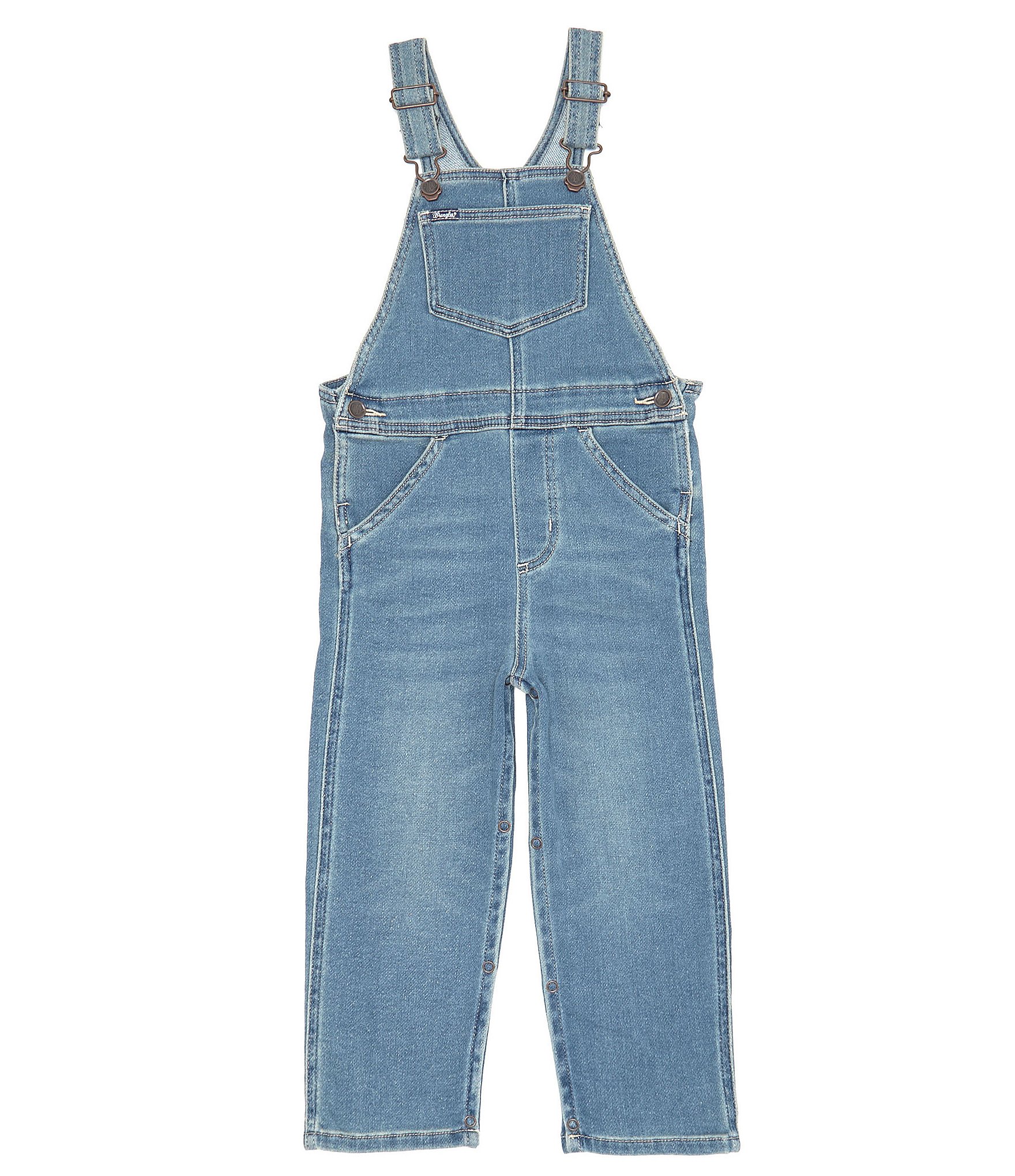 Wrangler® Little Girls 2T-4T Sleeveless Myra Denim Overall | Dillard's