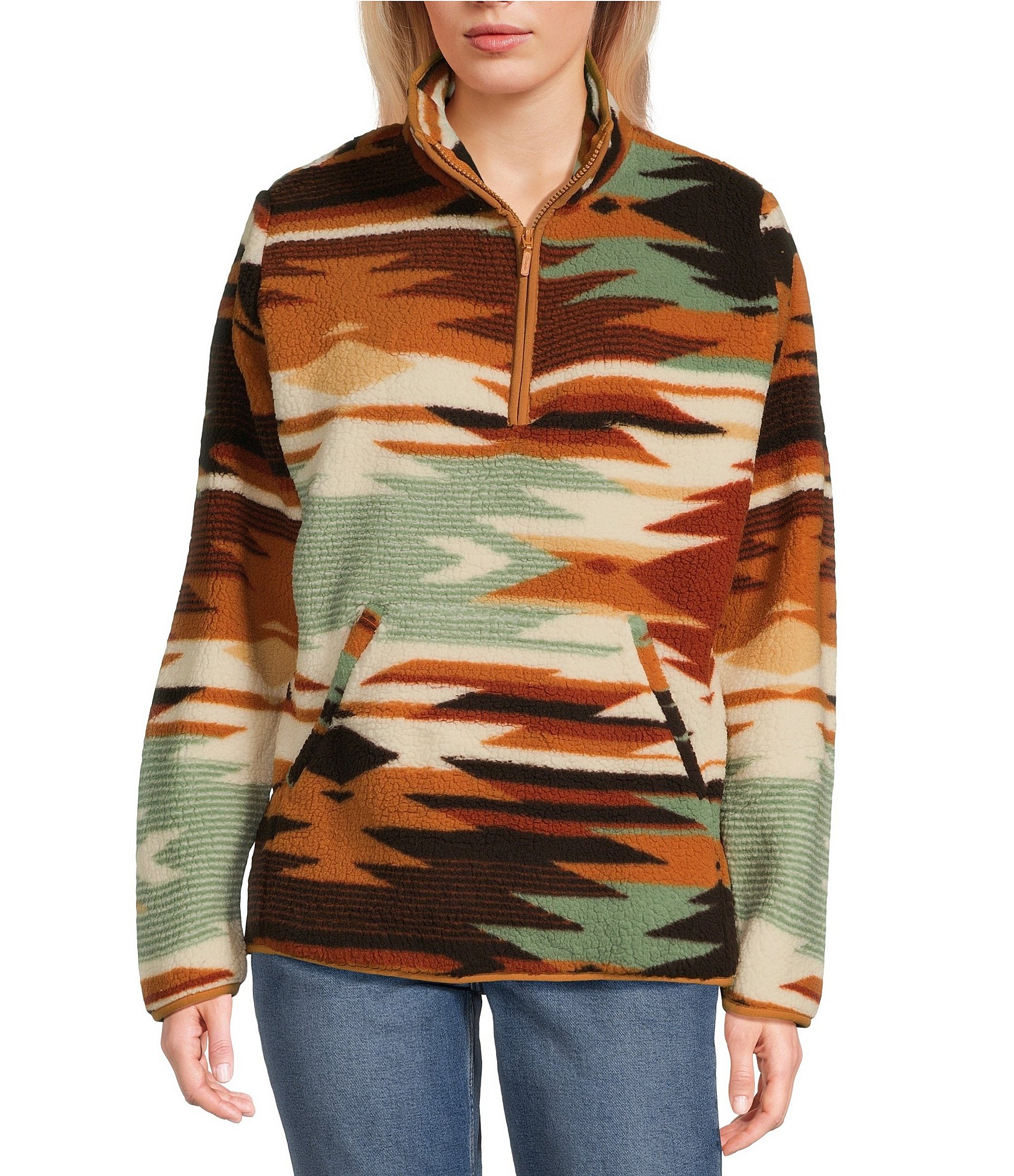 Faux sherpa pullover on sale