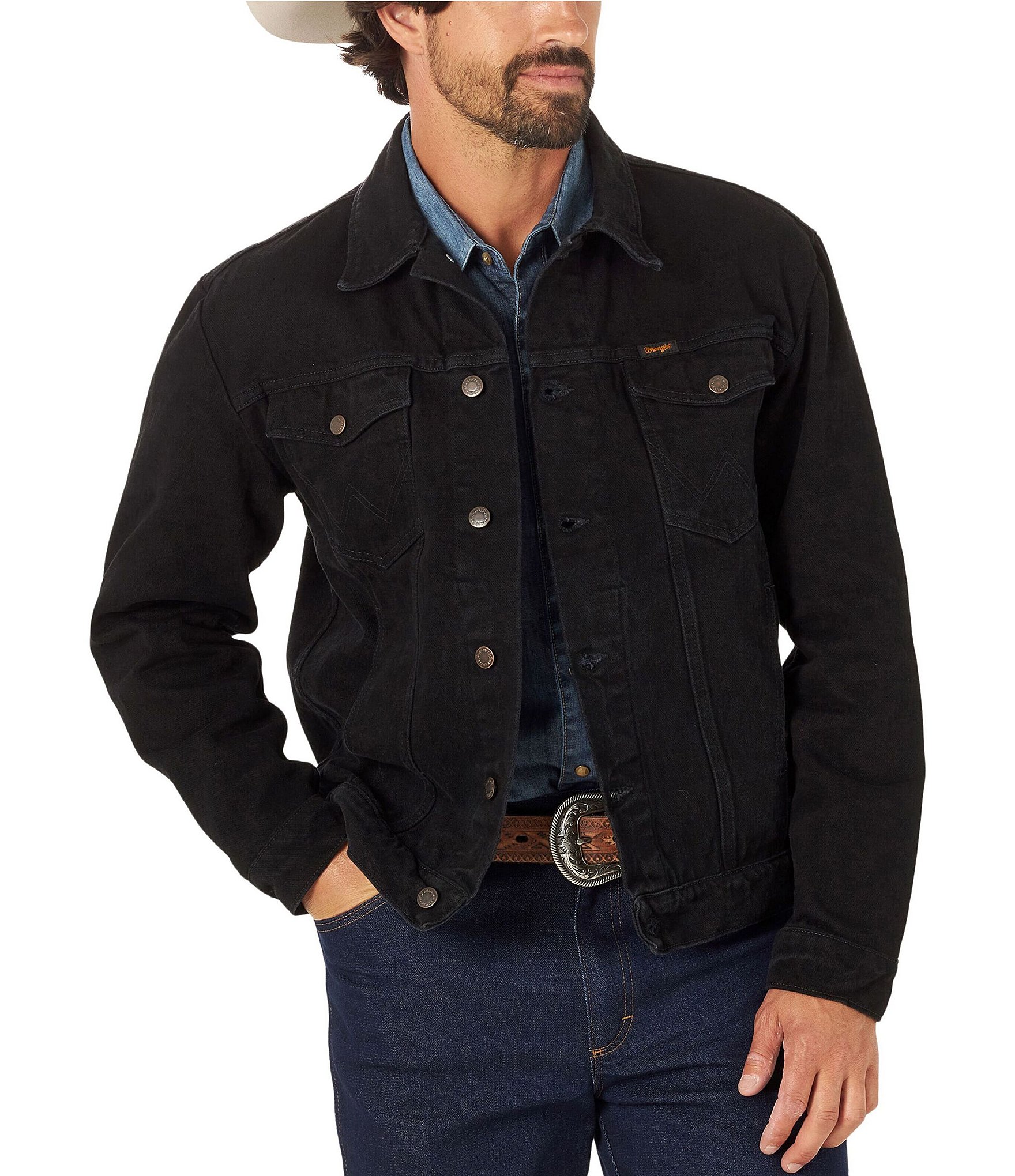 Wrangler® Long Sleeve Traditional Western Jacket