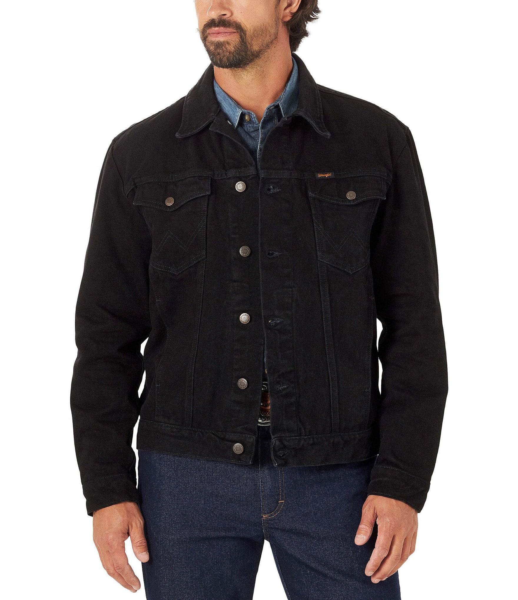 Wrangler® Long Sleeve Traditional Western Jacket