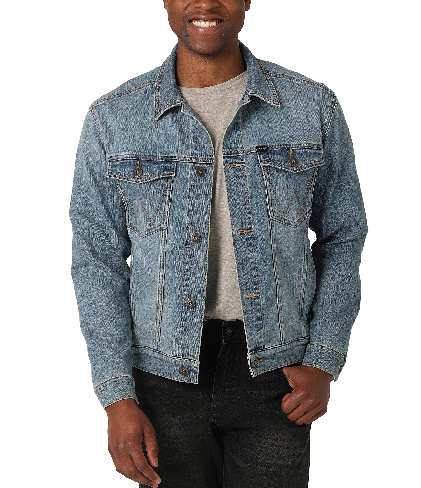 Wrangler® Long Sleeve Unlined Denim Jacket