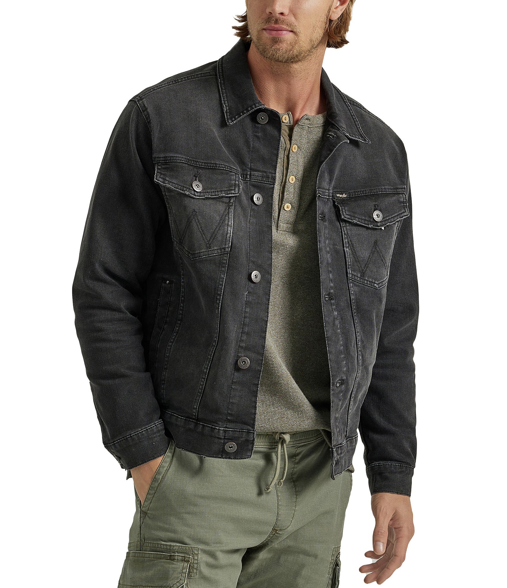 Wrangler® Long Sleeve Unlined Denim Jacket | Dillard's