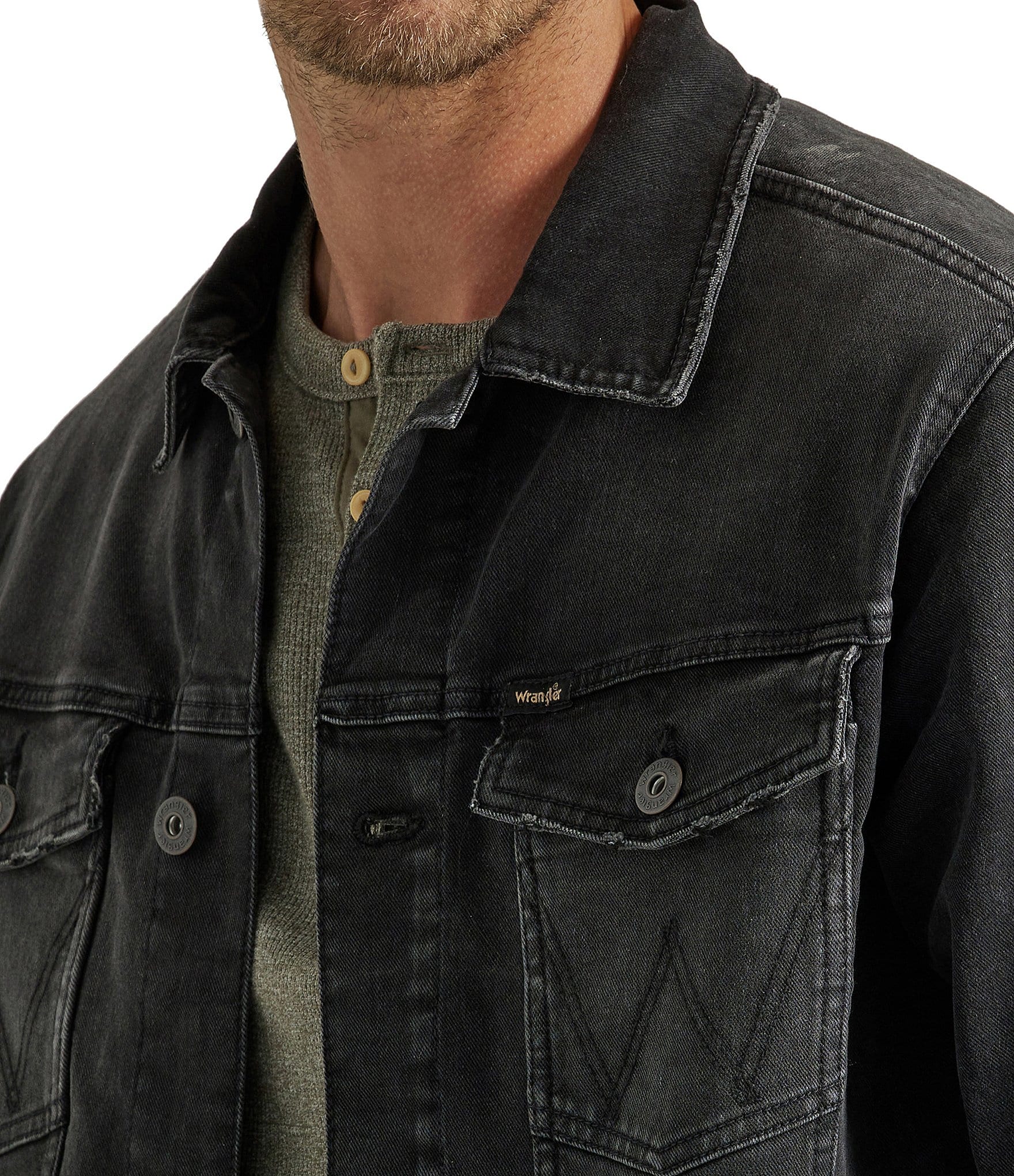 Wrangler® Long Sleeve Unlined Denim Jacket