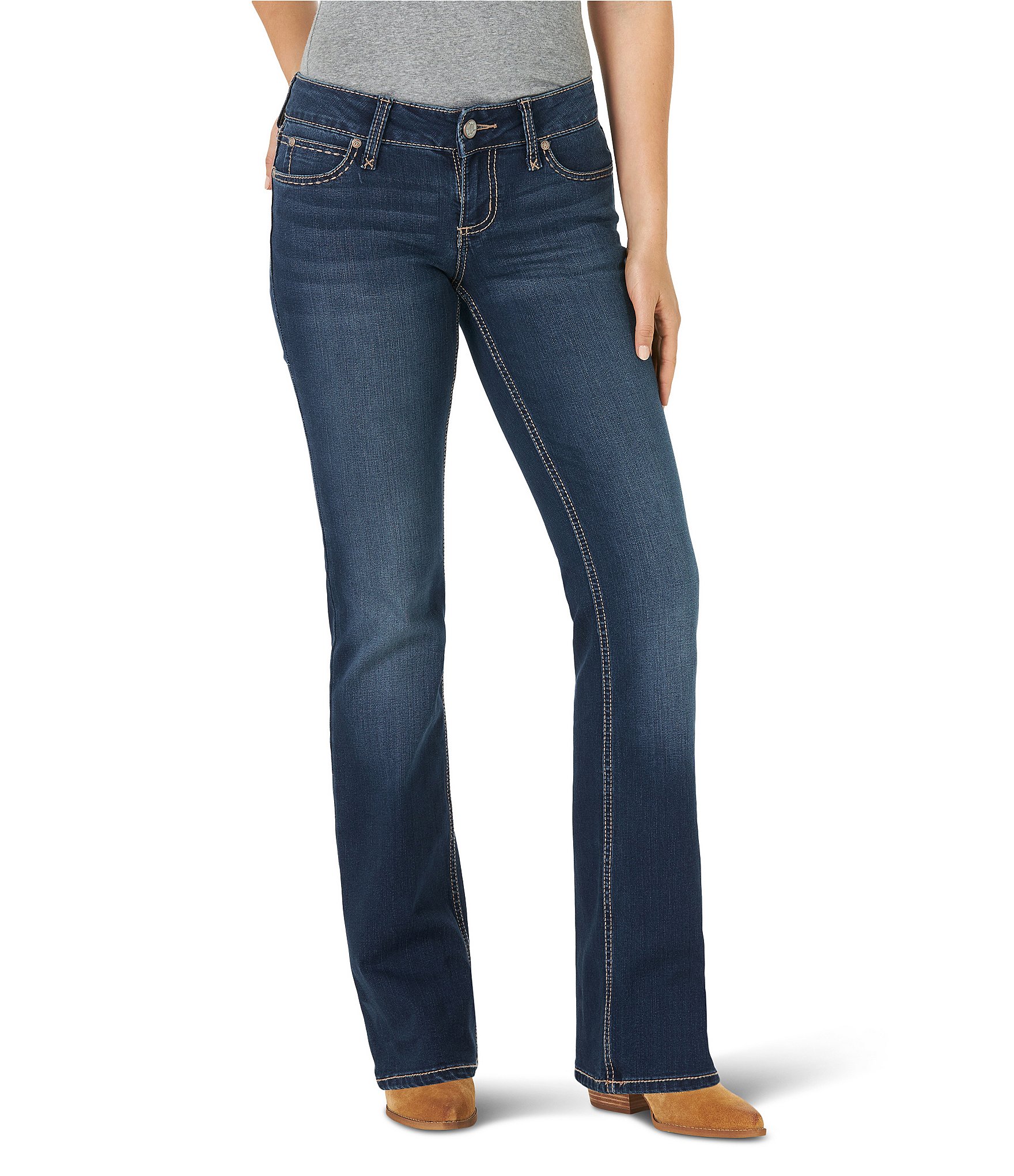 Mae Mid Rise Bootcut Jeans | Dillard's