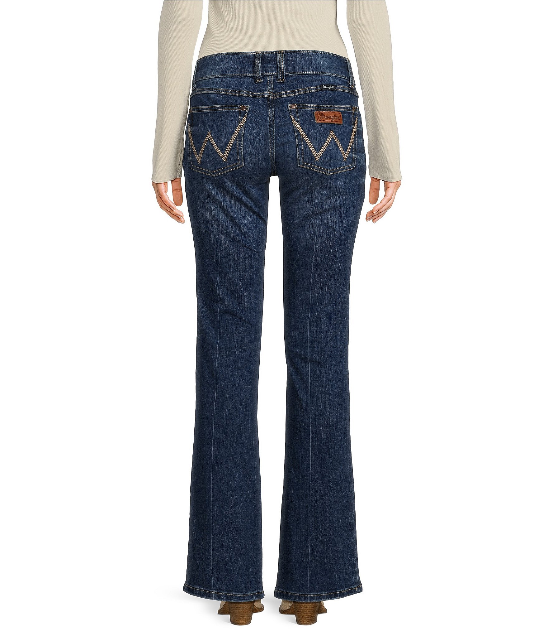 Wrangler® Mid Rise Bootcut Jeans