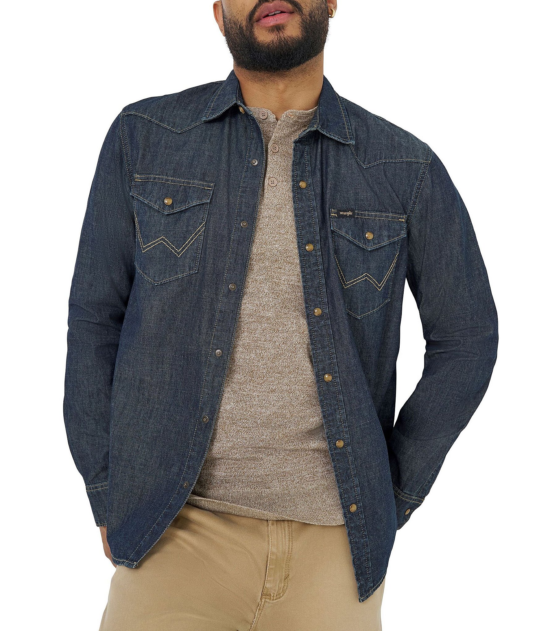 Wrangler Regular Fit Denim Shirt