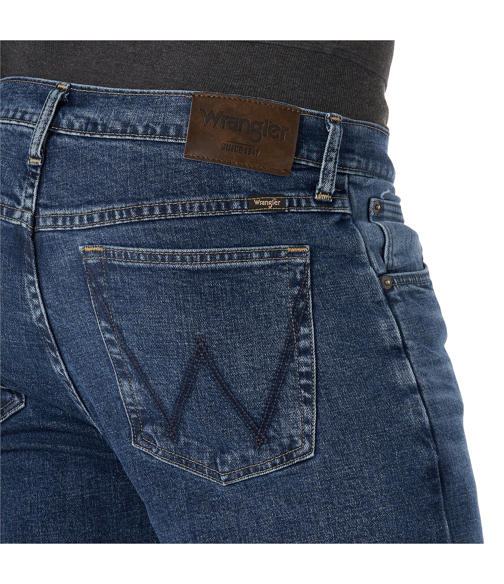 Wrangler® Relaxed Fit Straight Leg Denim Jeans