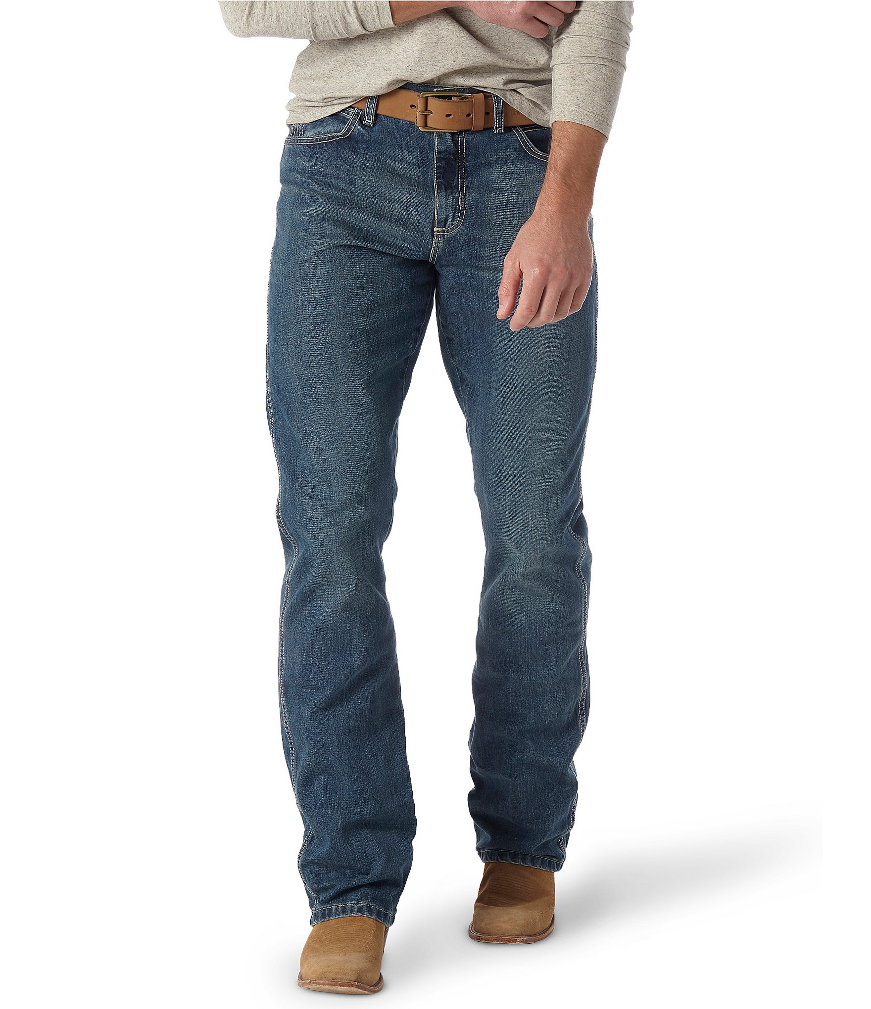 Wrangler® Regular Fit Western Denim Shirt