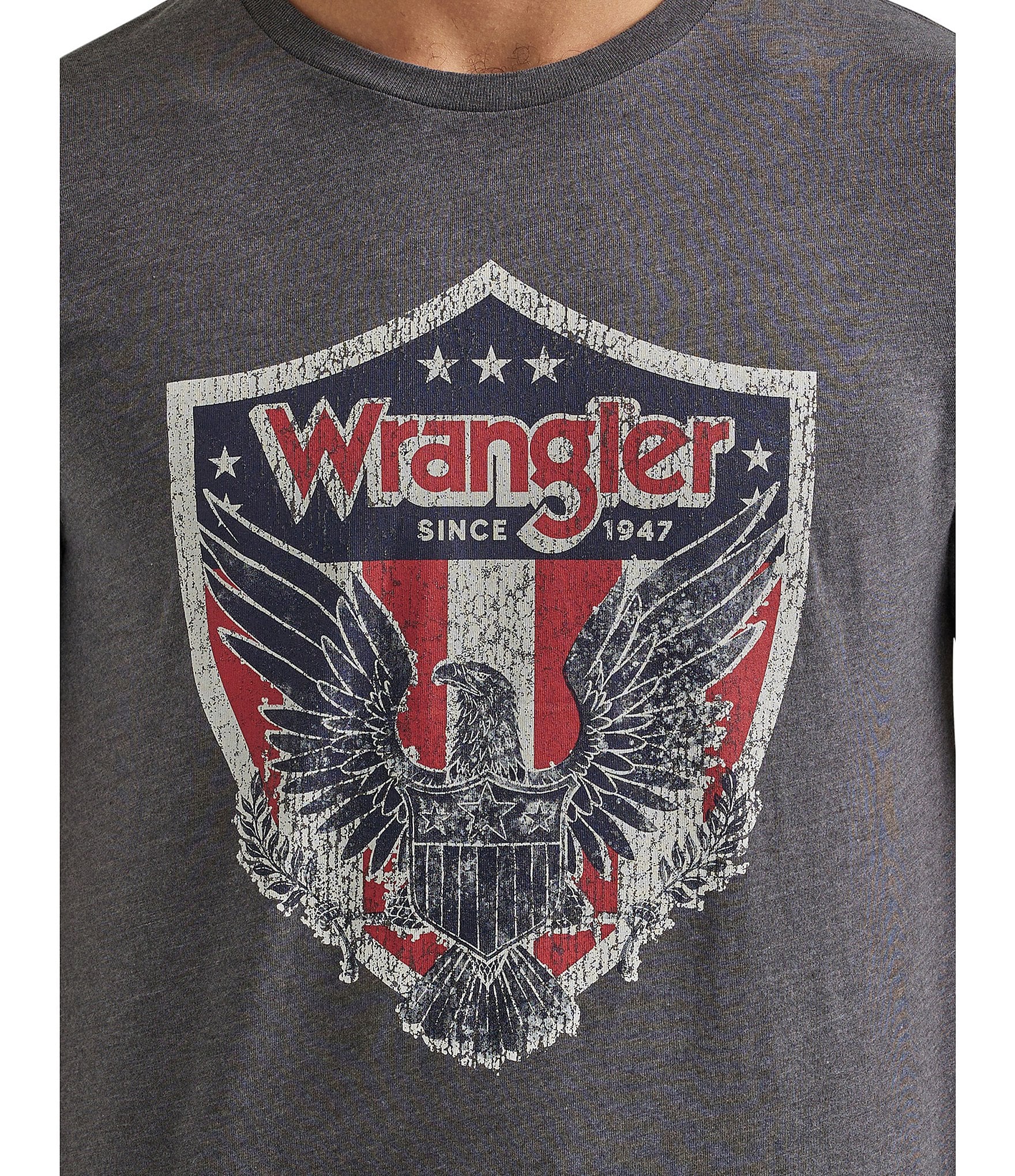 Wrangler® Short Sleeve Shield Eagle Graphic T-Shirt