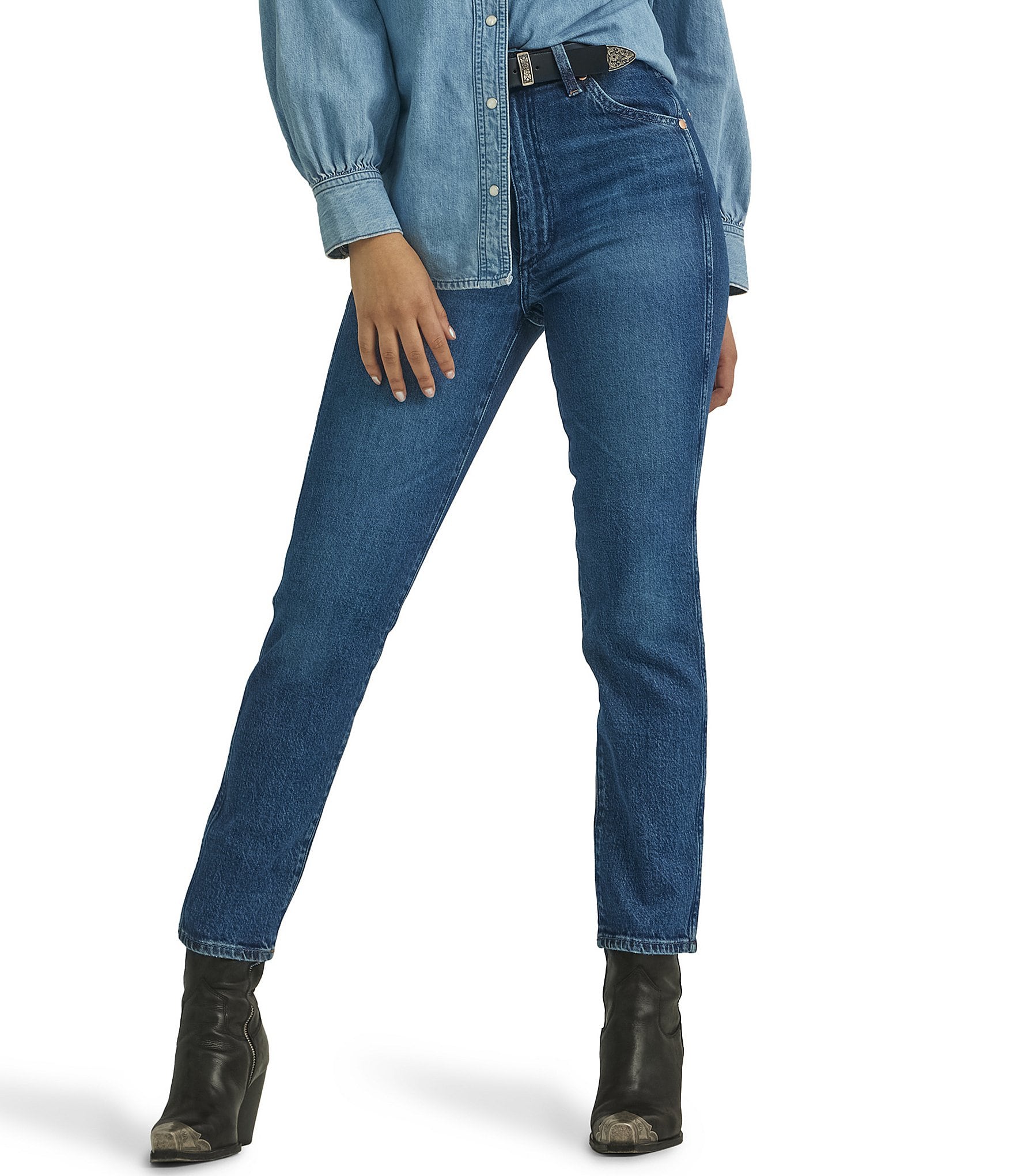 Wrangler Walker High Rise Slim Leg Jeans | Dillard's