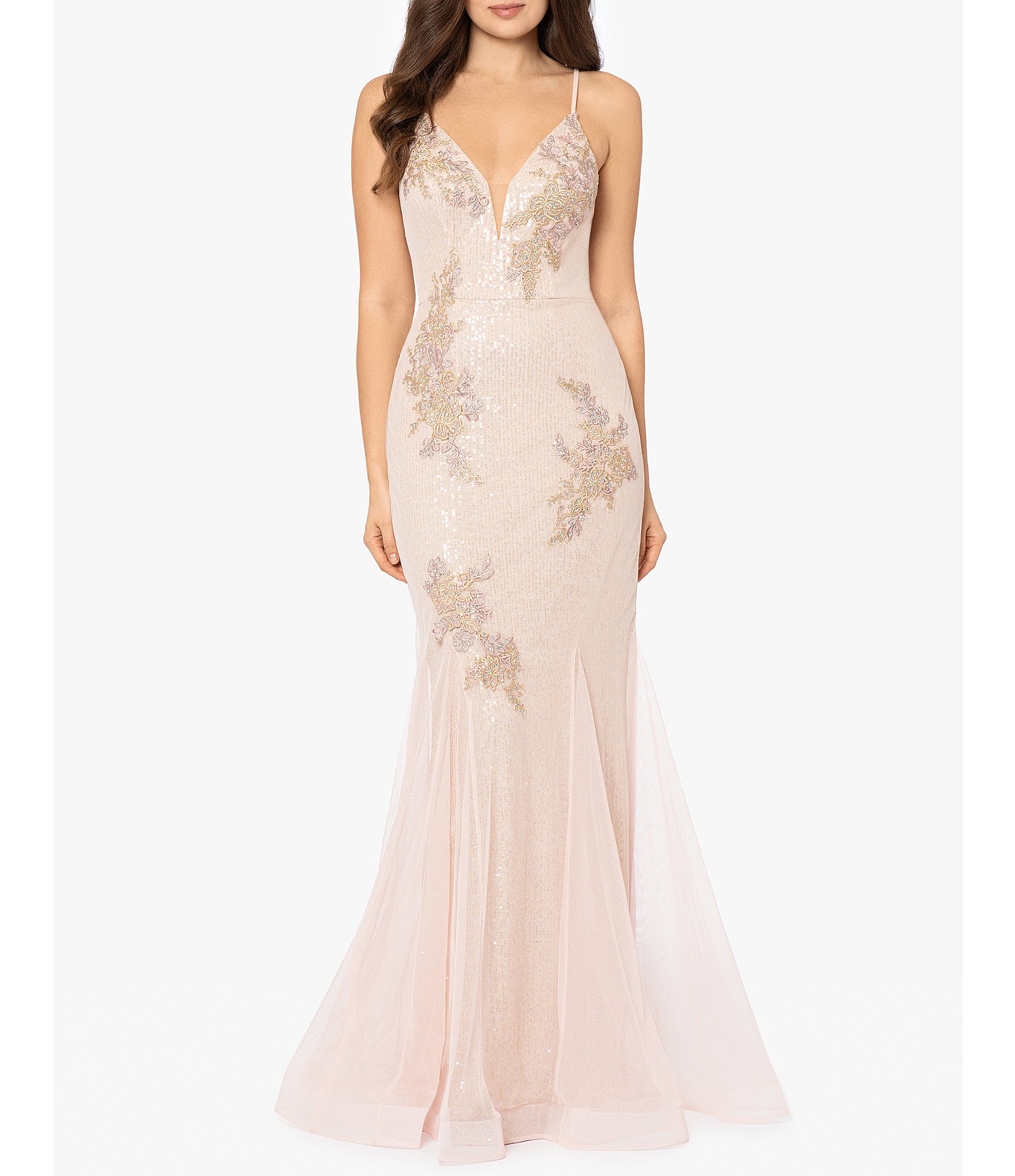 Xscape Sequin Sweetheart Neckline Sleeveless Mermaid Gown | Dillard's