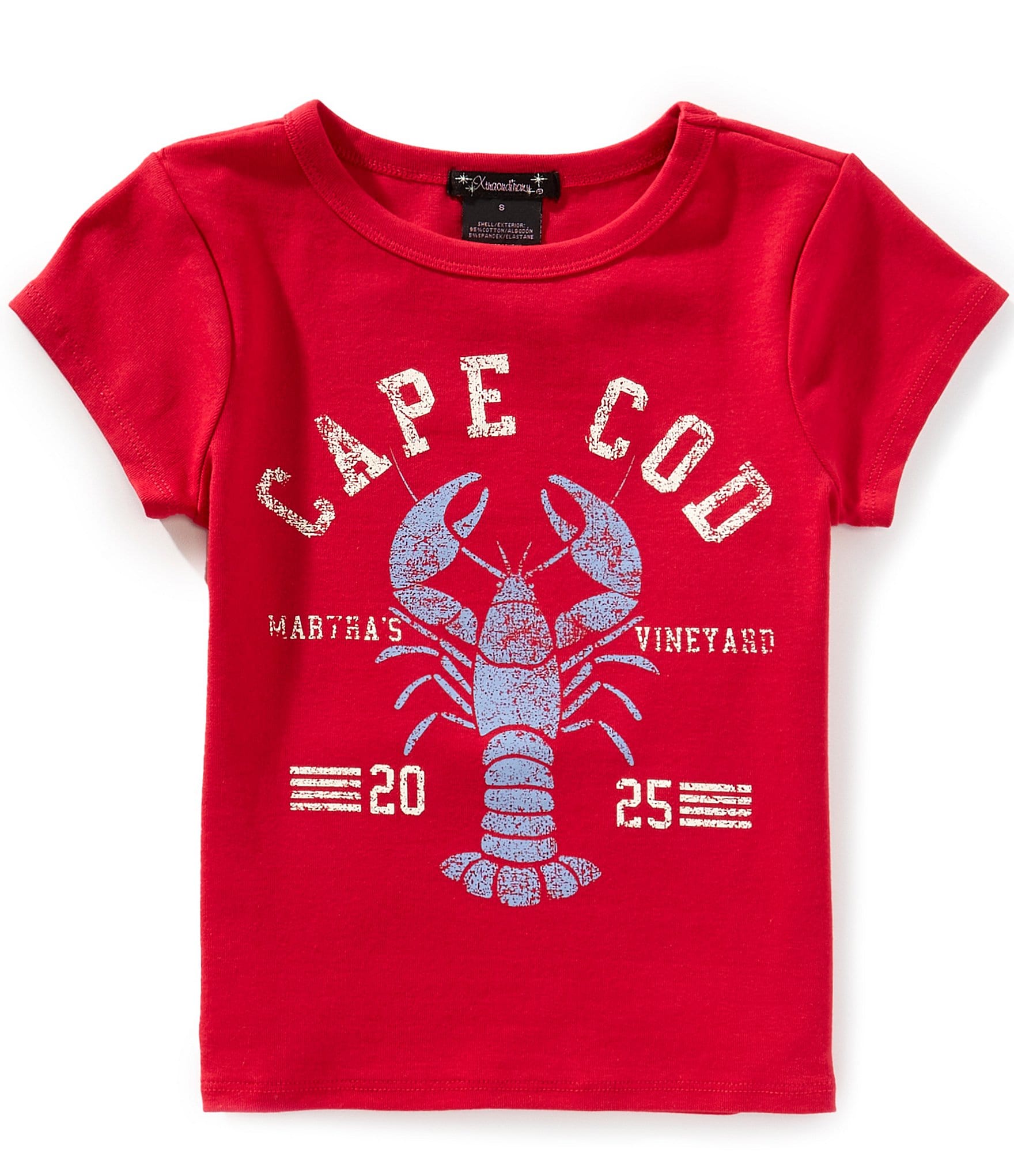 Xtraordinary Big Girls 7-16 Short Sleeve Cape Cod Lobster