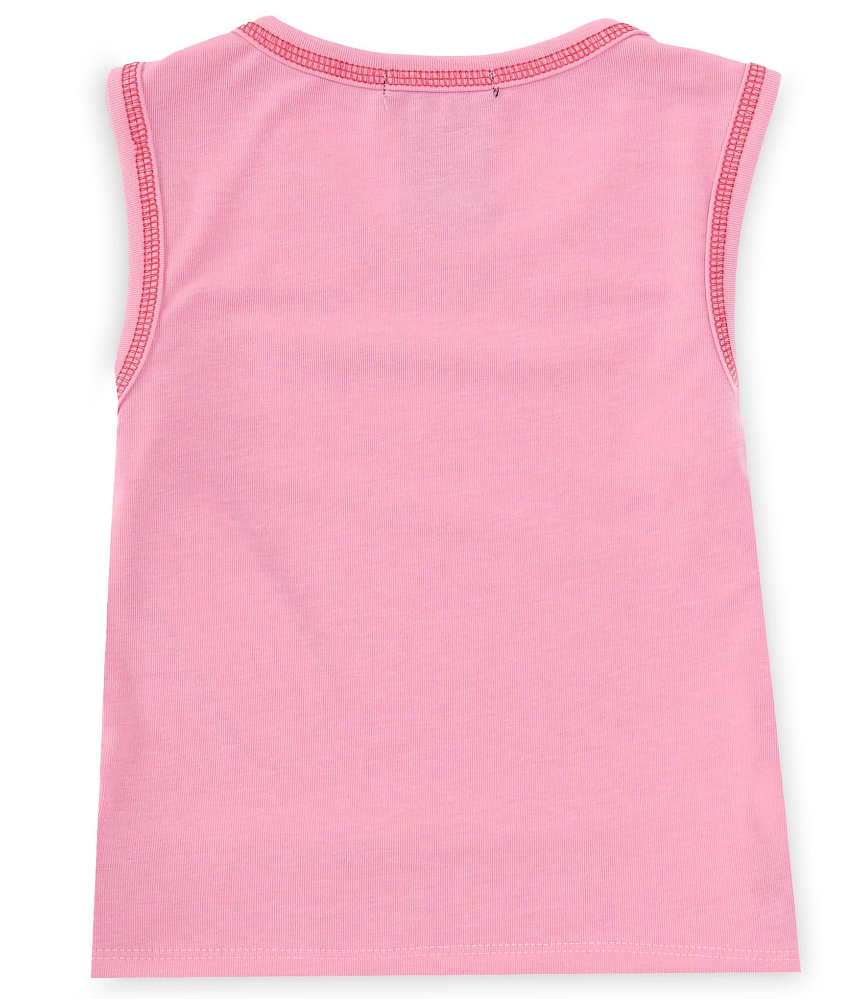 Xtraordinary Big Girls 7-16 Sleeveless Crocheted-Hem Tank Top