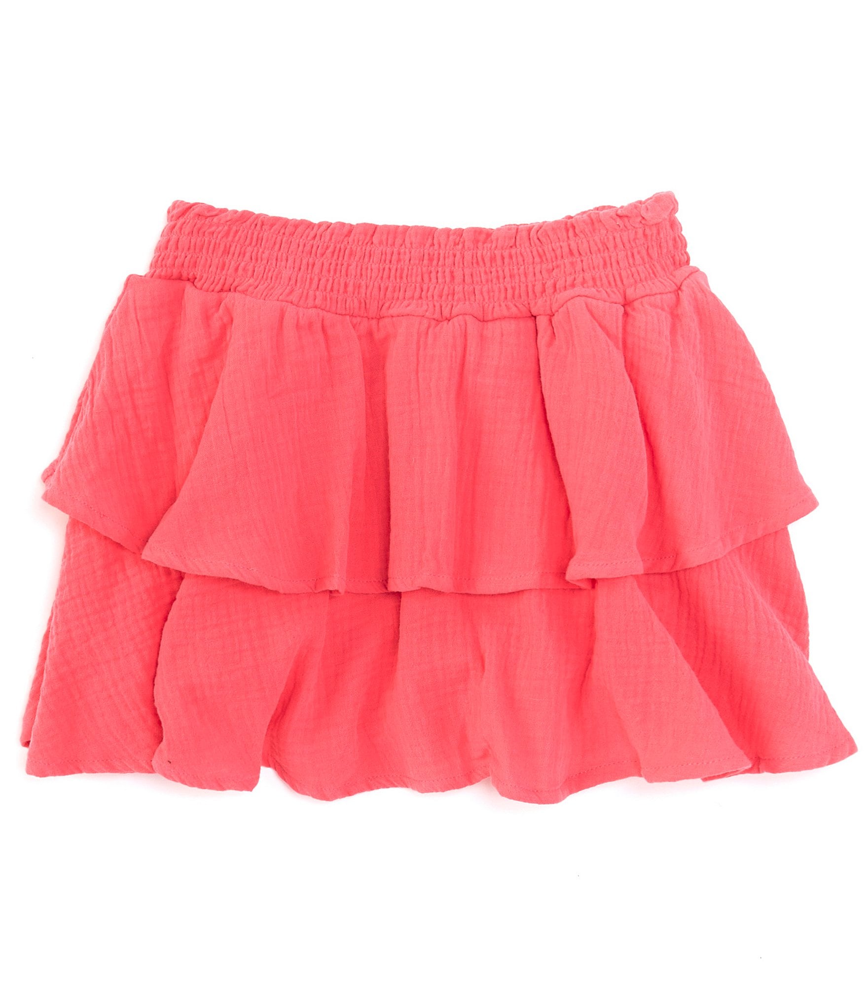 Xtraordinary Big Girls 7-16 Solid Tiered Skort