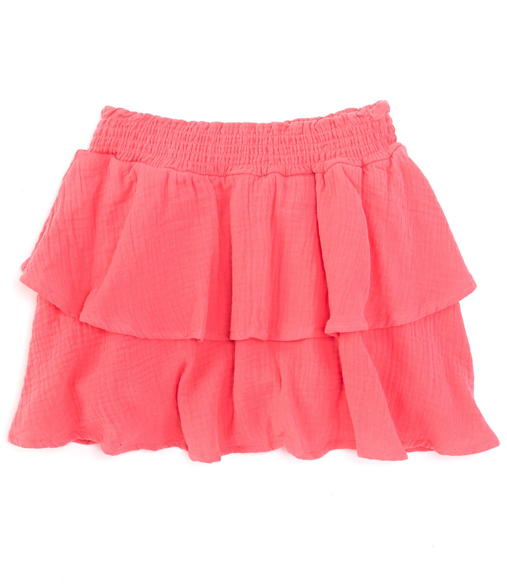 Xtraordinary Big Girls 7-16 Solid Tiered Skort