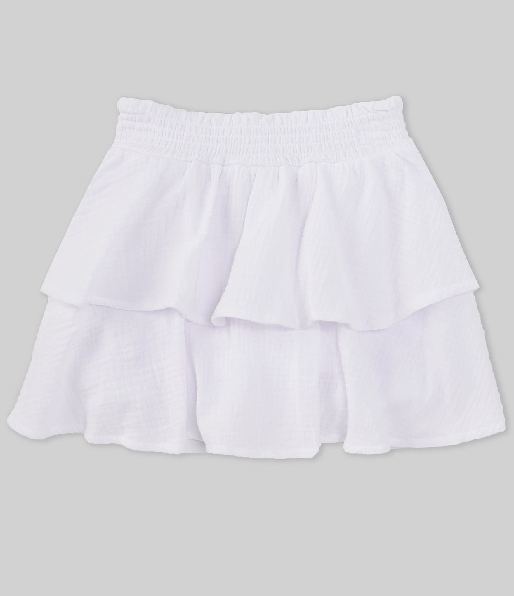 Xtraordinary Big Girls 7-16 Solid Tiered Skort