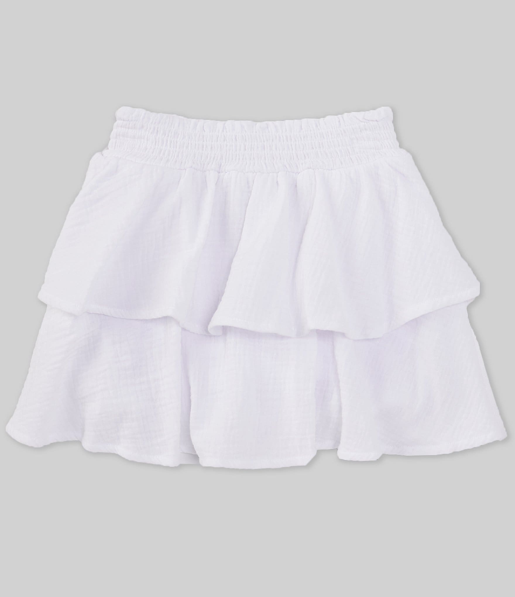 Xtraordinary Big Girls 7-16 Solid Tiered Skort