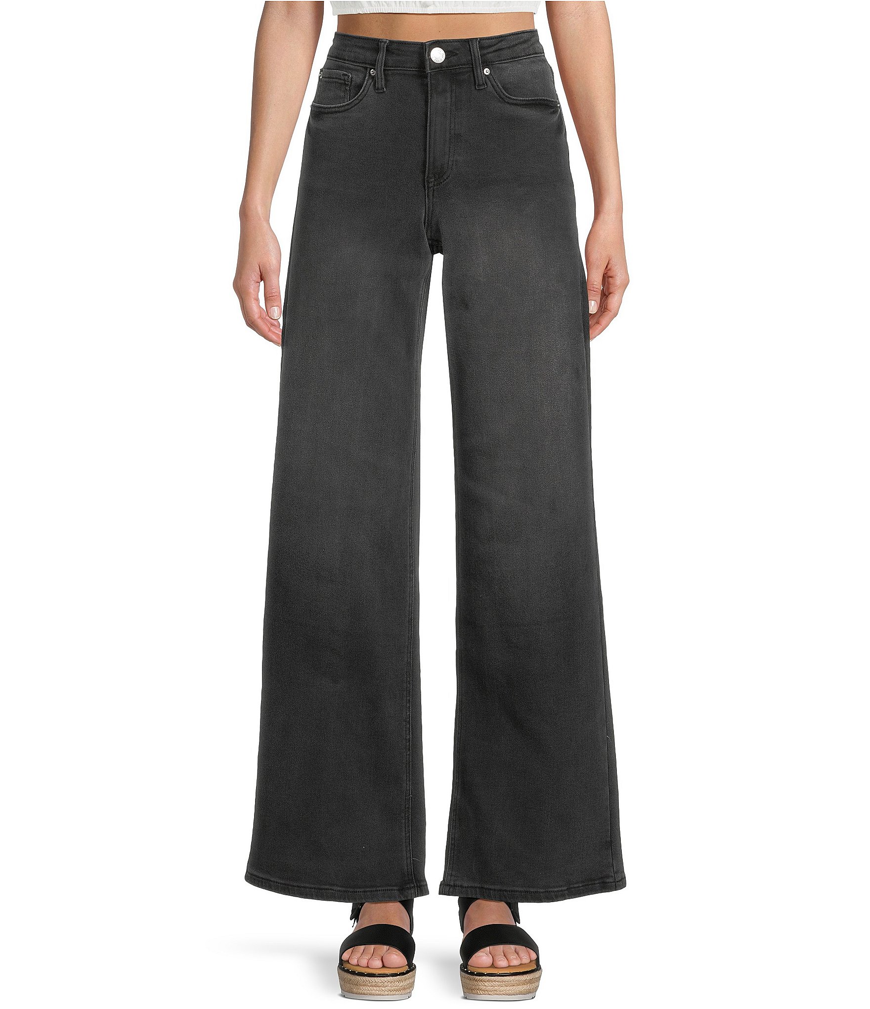 YMI Jeanswear Bella High Rise Wide Leg Jeans