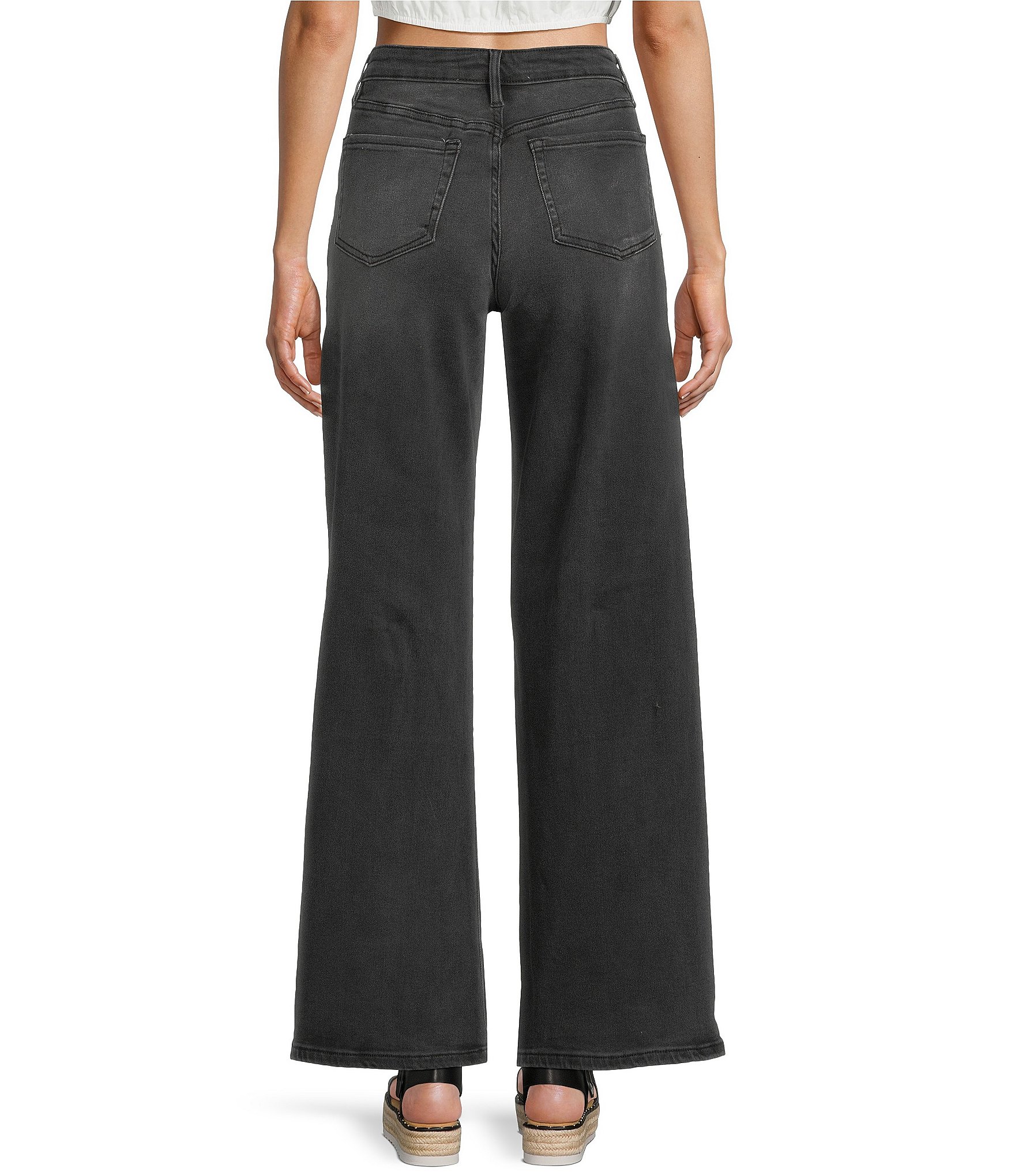 YMI Jeanswear Bella High Rise Wide Leg Jeans