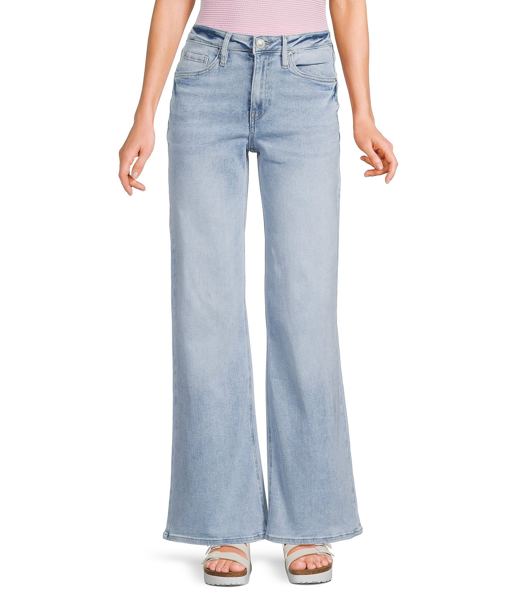 YMI Jeanswear Bella High Rise Wide Leg Jeans