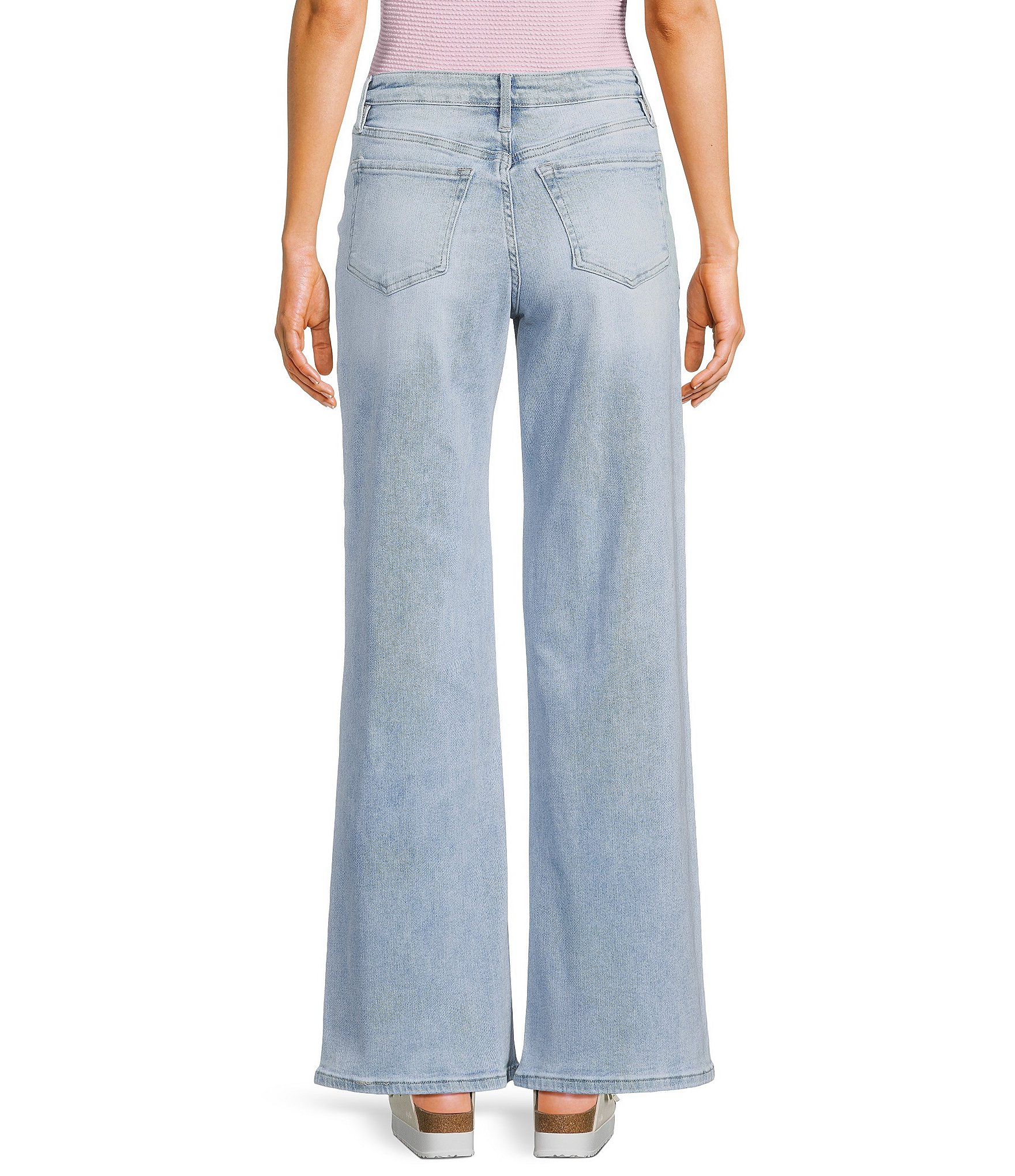 YMI Jeanswear Bella High Rise Wide Leg Jeans
