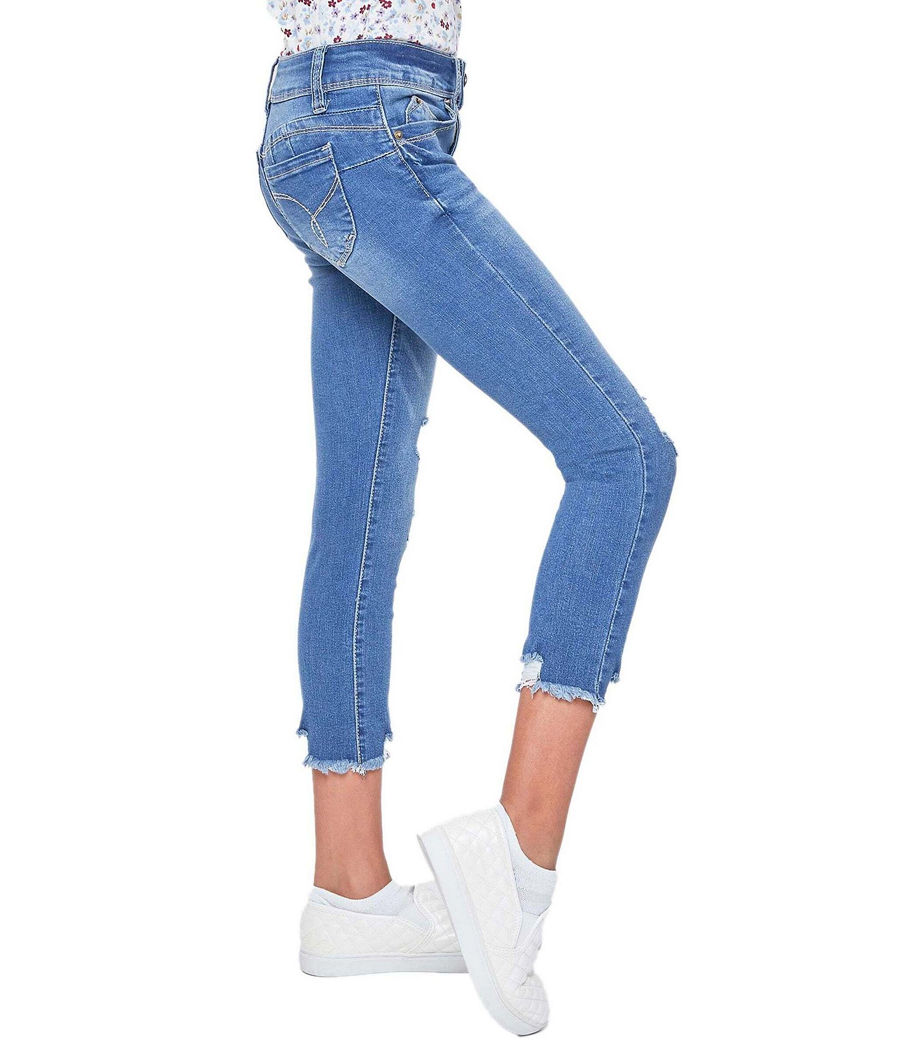 YMI Jeanswear Big Girls 7-14 WannaBettaFit Ankle Jeans